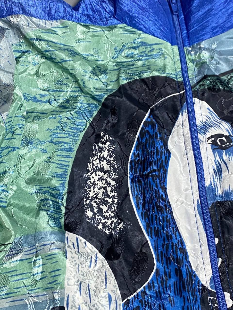 Vintage Vintage 90s Resort Bay Abstract Picasso Windbreaker Jacket S Size US S / EU 44-46 / 1 - 4 Thumbnail