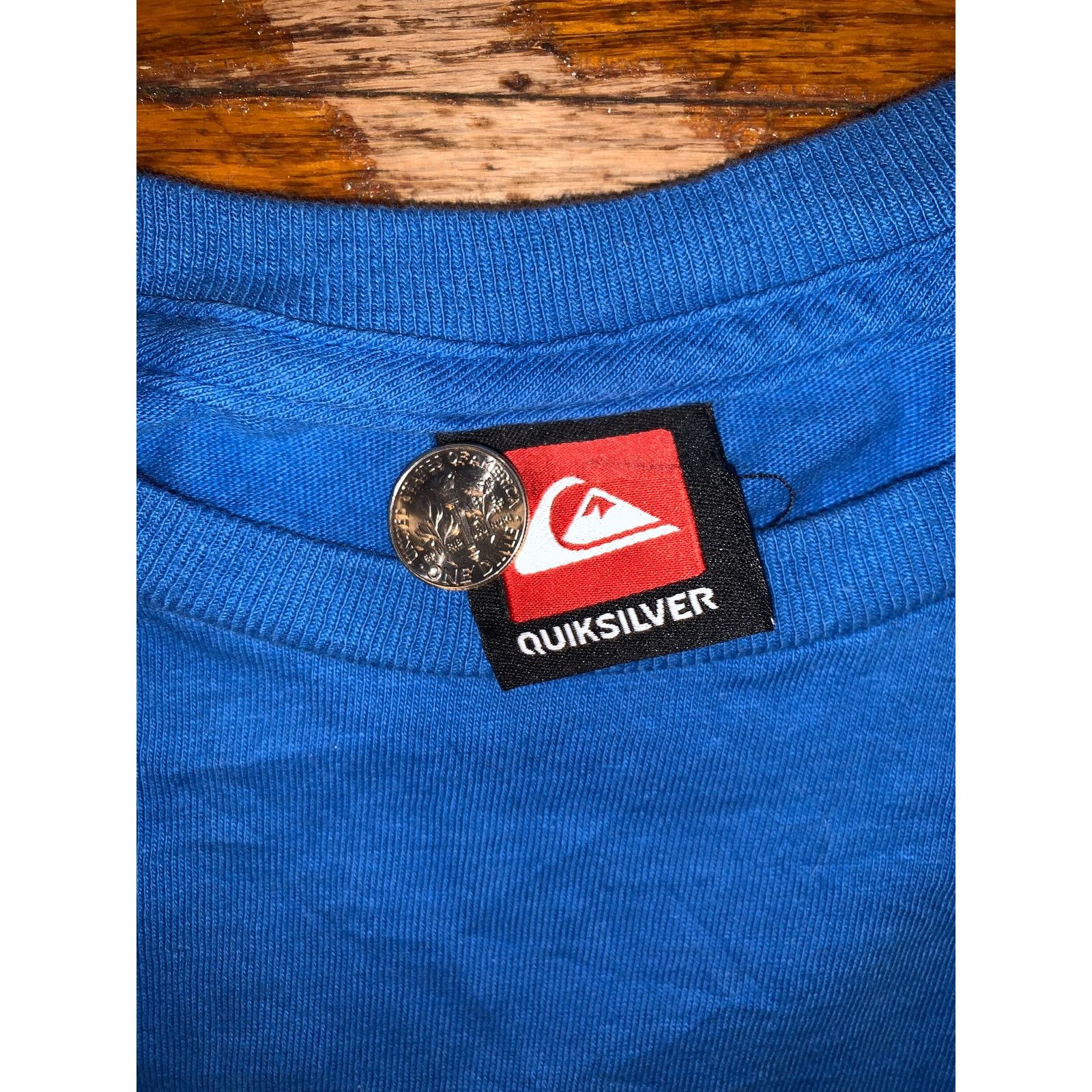 Quiksilver Vintage Quiksilver Long Sleeve Shirt Blue Y2K Surf Large Size US L / EU 52-54 / 3 - 4 Thumbnail