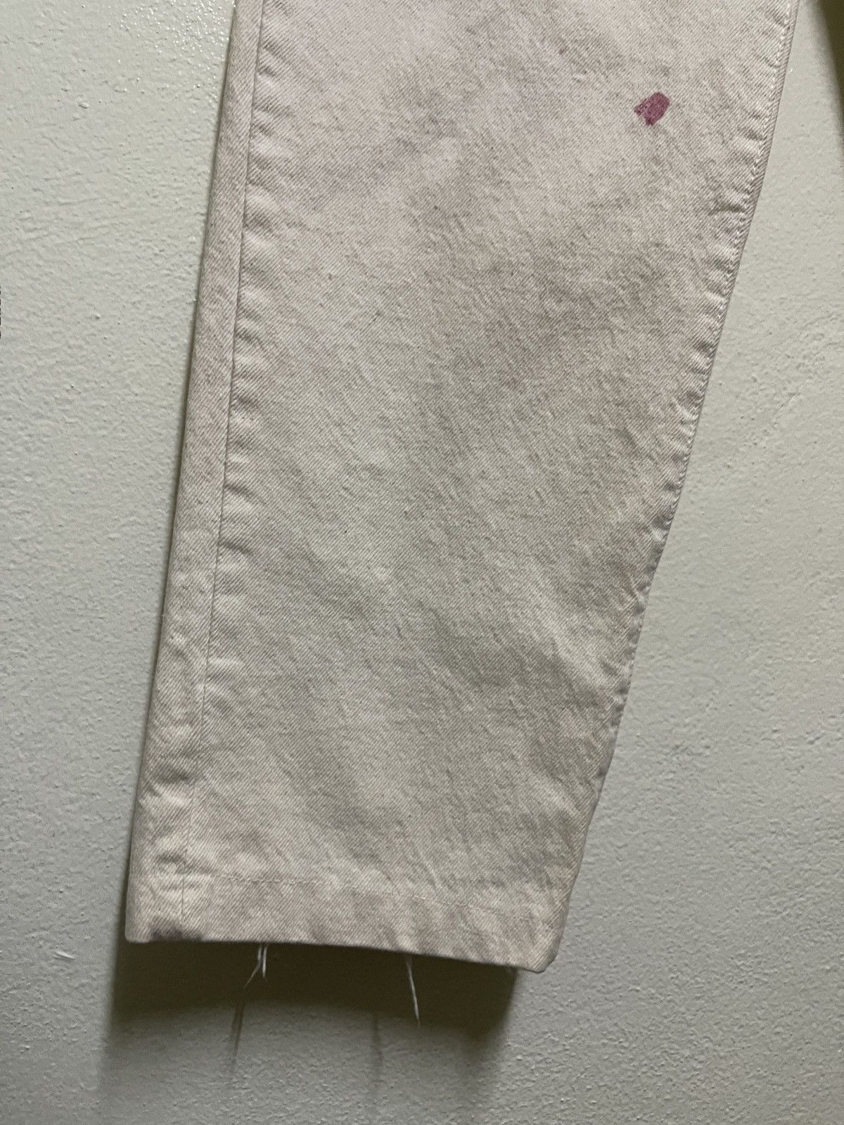 Levi's × Vintage Levi’s Curve Women Cream Jeans Size 28" / US 6 / IT 42 - 4 Thumbnail