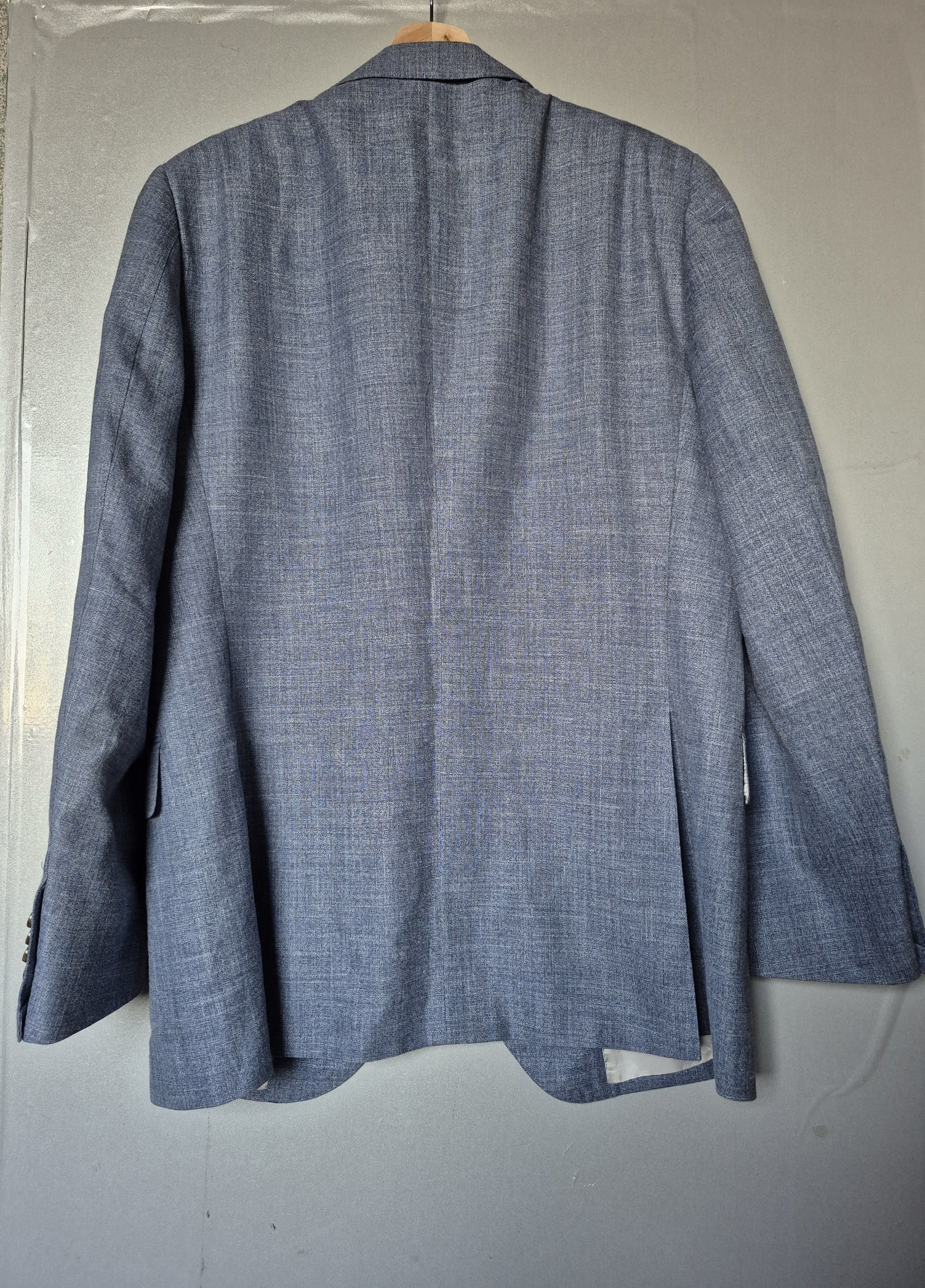 Suitsupply SUITSUPPLY Lazio Men's Suit Slim Blue Size EU 54 USA/UK44 Size 44R - 10 Thumbnail
