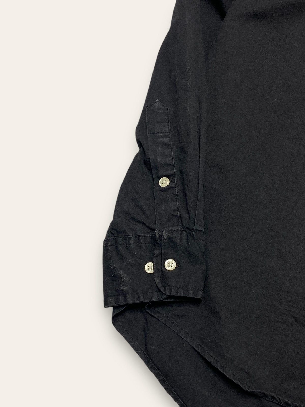 Polo Ralph Lauren Vintage POLO RALPH LAUREN Black Slightly Faded Button Up Size US M / EU 48-50 / 2 - 4 Thumbnail