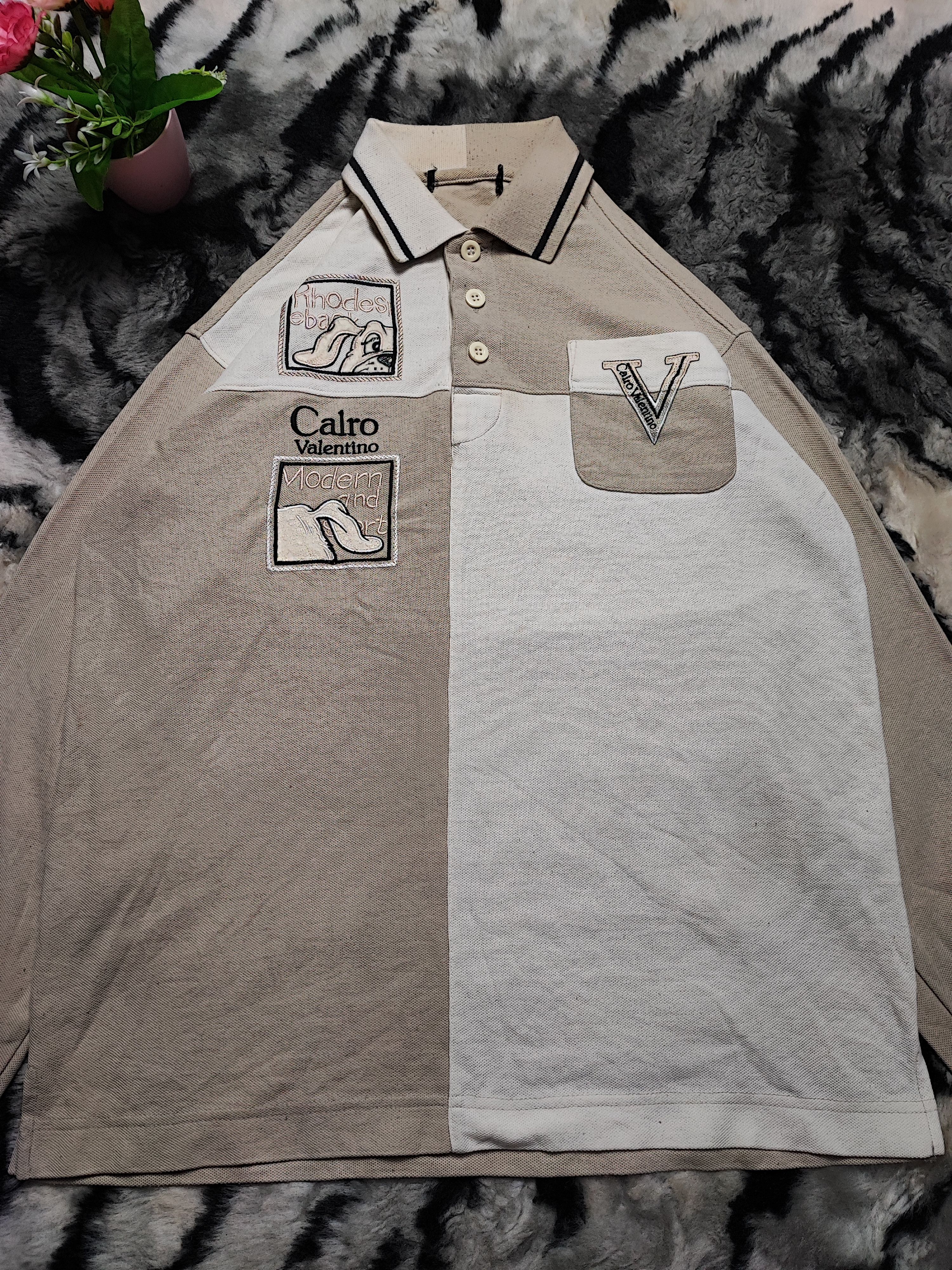 Valentino Carlo Valentino Long Sleeve Shirt Size US M / EU 48-50 / 2 - 5 Thumbnail