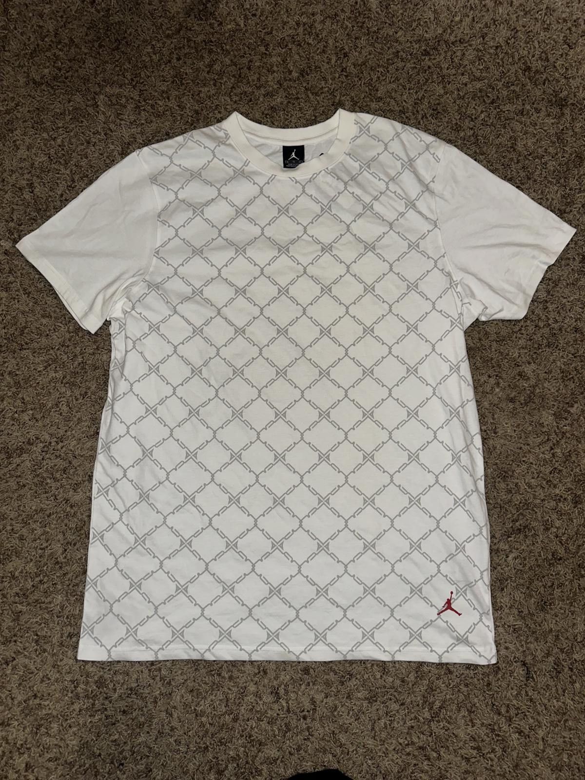 Jordan Brand Unreleased Jordan Men Geometric/Argyle T-Shirt Sample 2009 Size US XL / EU 56 / 4 - 1 Thumbnail