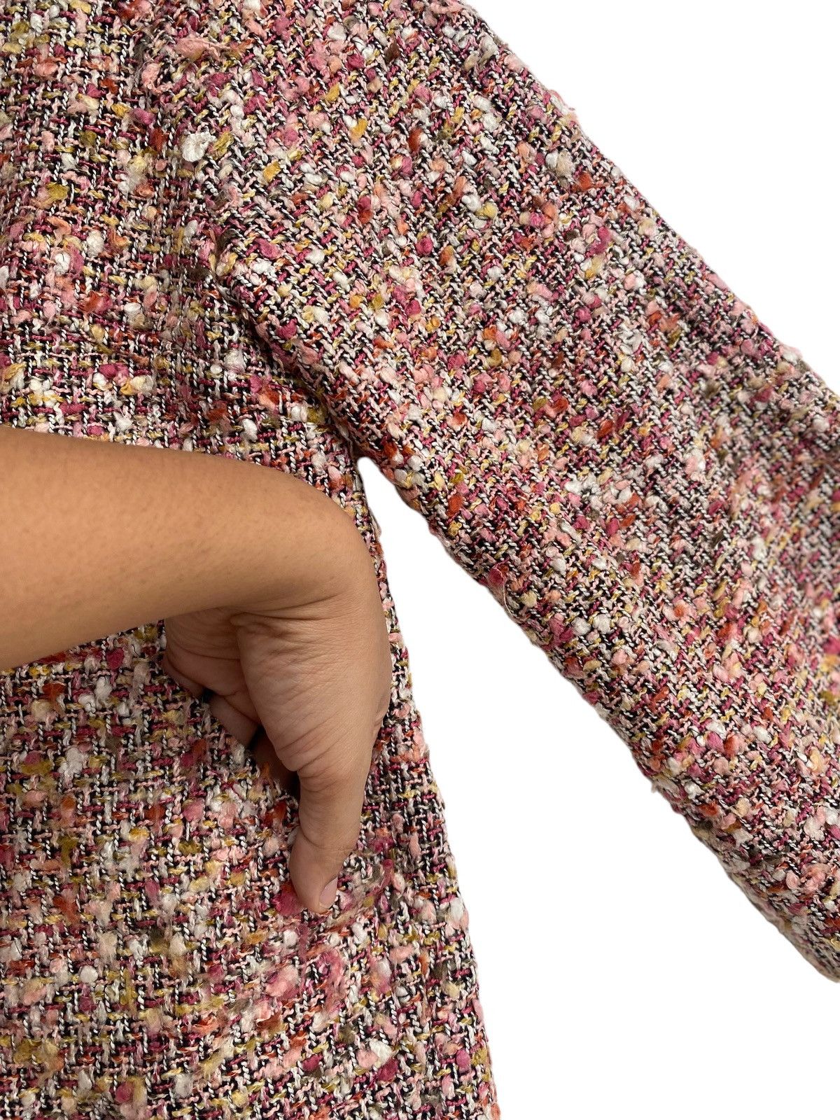 Courreges Vtg 90s Courreges tweed coat jacket button up Size XS / US 0-2 / IT 36-38 - 3 Thumbnail