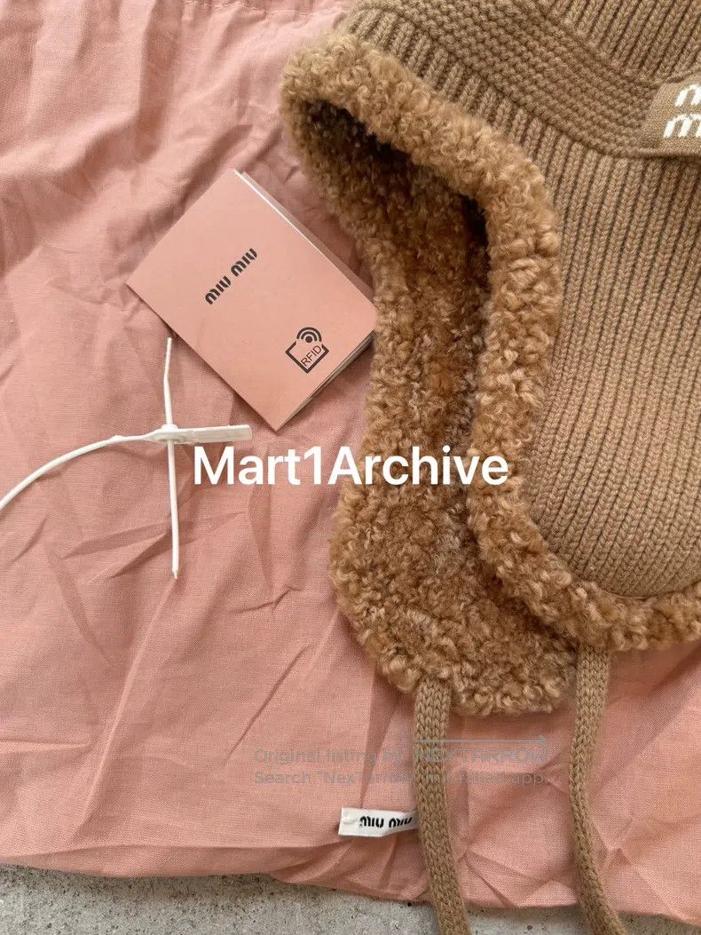 Miu Miu Miu Miu size L Teddy plush lei feng hat Size ONE SIZE - 4 Thumbnail