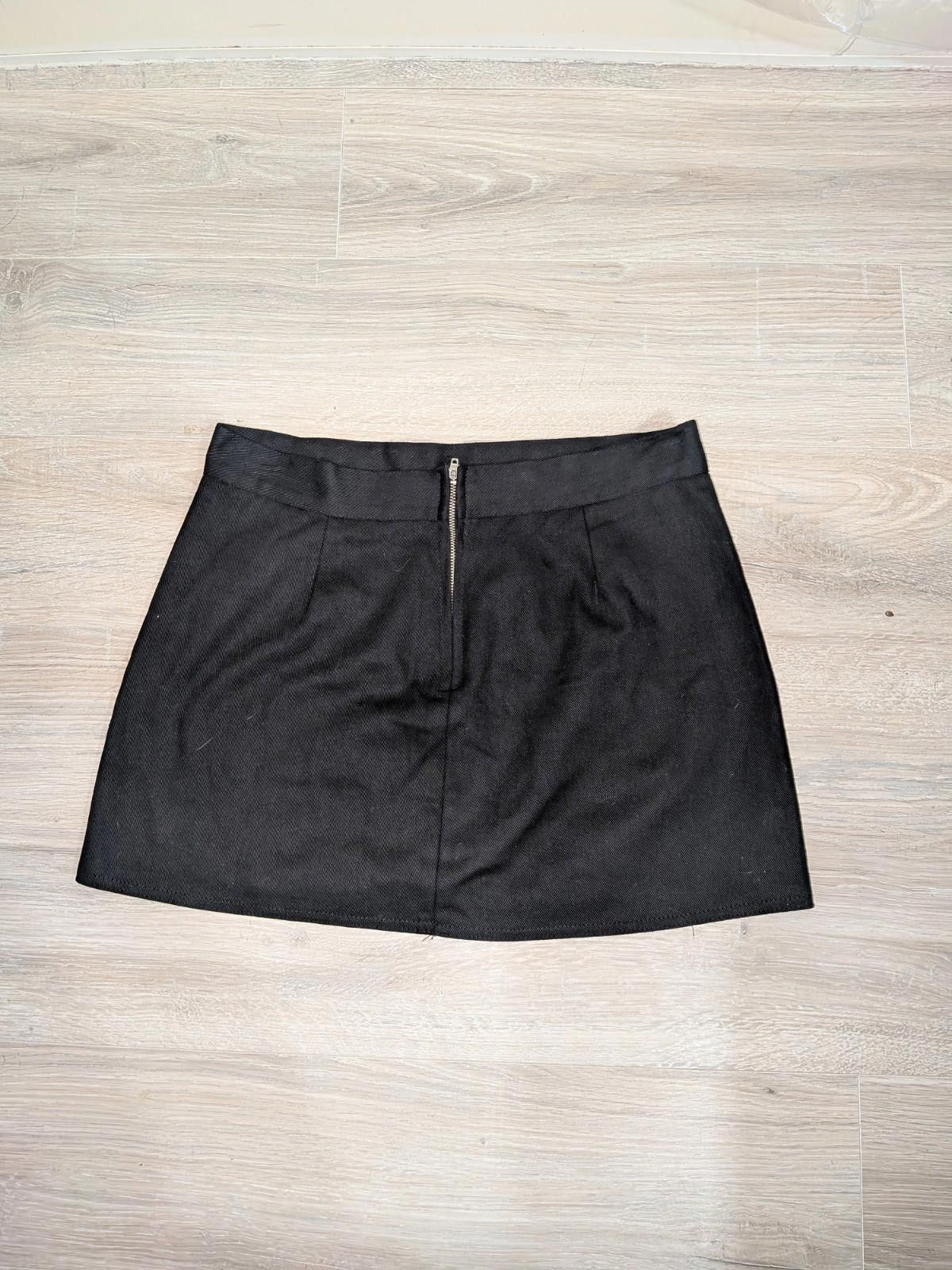 Other VTG Y2K Super Low Fat Hot Topic Punk Grommet Mini Skirt Sz L Size 36" / US 14 / IT 50 - 4 Thumbnail