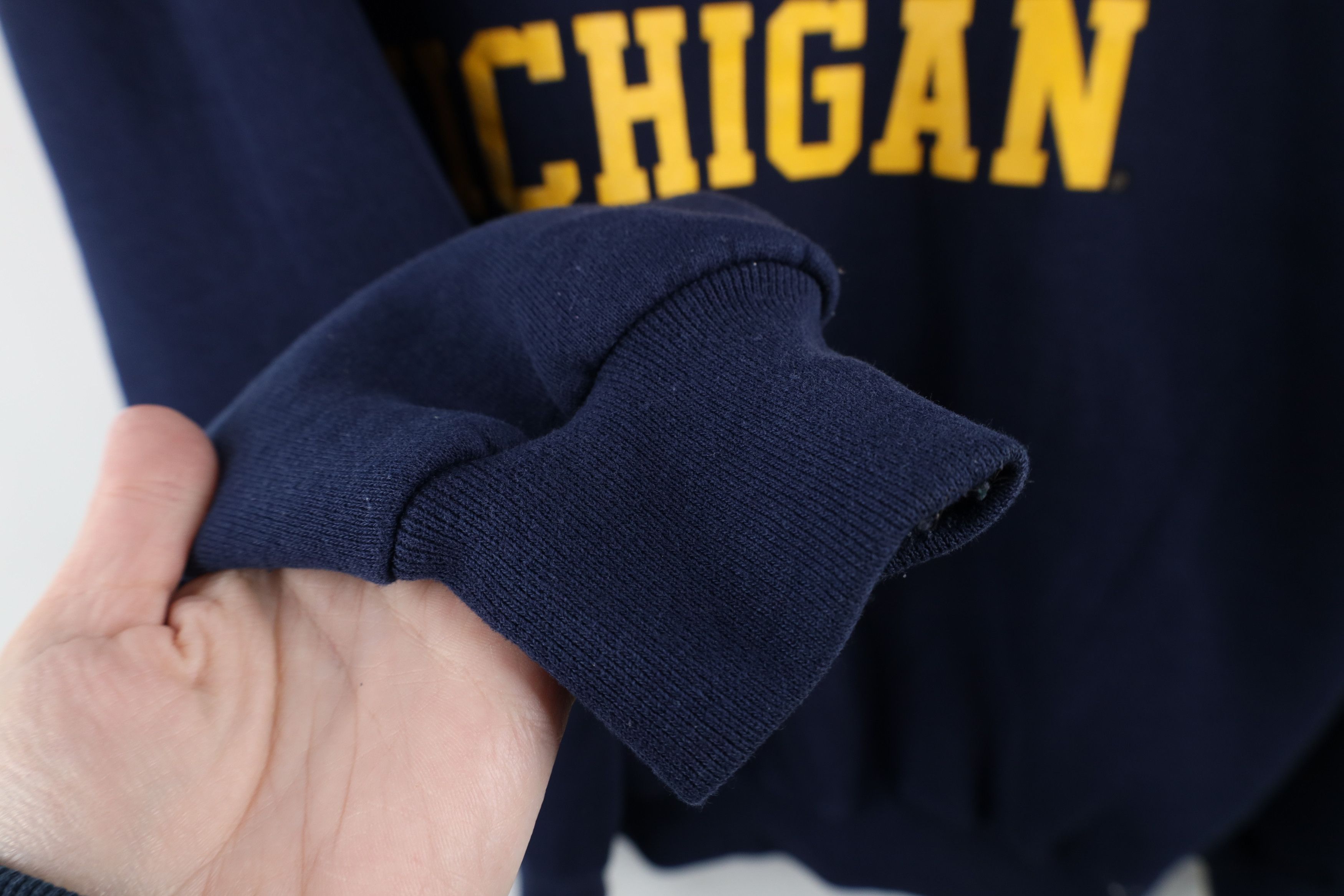 Vintage Vintage 90s Spell University of Michigan Crewneck Sweatshirt Size US XXL / EU 58 / 5 - 9 Thumbnail