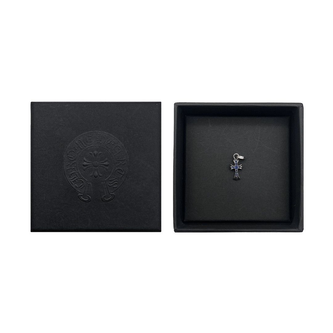 Chrome Hearts Chrome Hearts 18K White Gold Blue Sapphire Babyfat Charm Size ONE SIZE - 4 Thumbnail