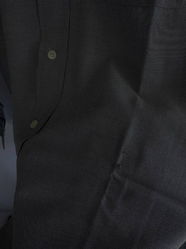 Other Thomas Burberry Men Gray Button Up Shirt Embroidered Logo L Size US XL / EU 56 / 4 - 12 Thumbnail