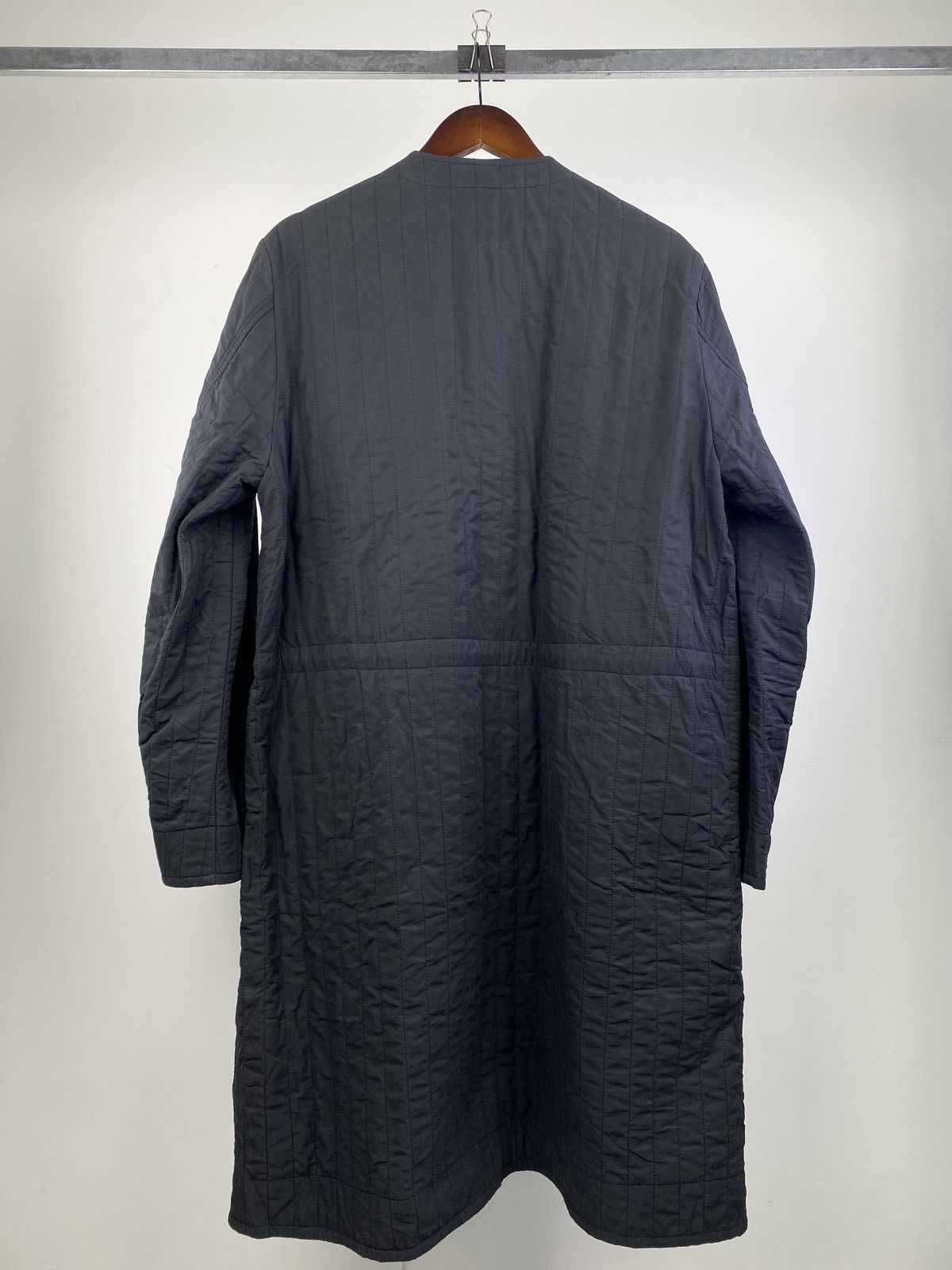 Dries Van Noten 2000’s Dries Van Noten Quilted Collarless Coat Size US M / EU 48-50 / 2 - 2 Thumbnail