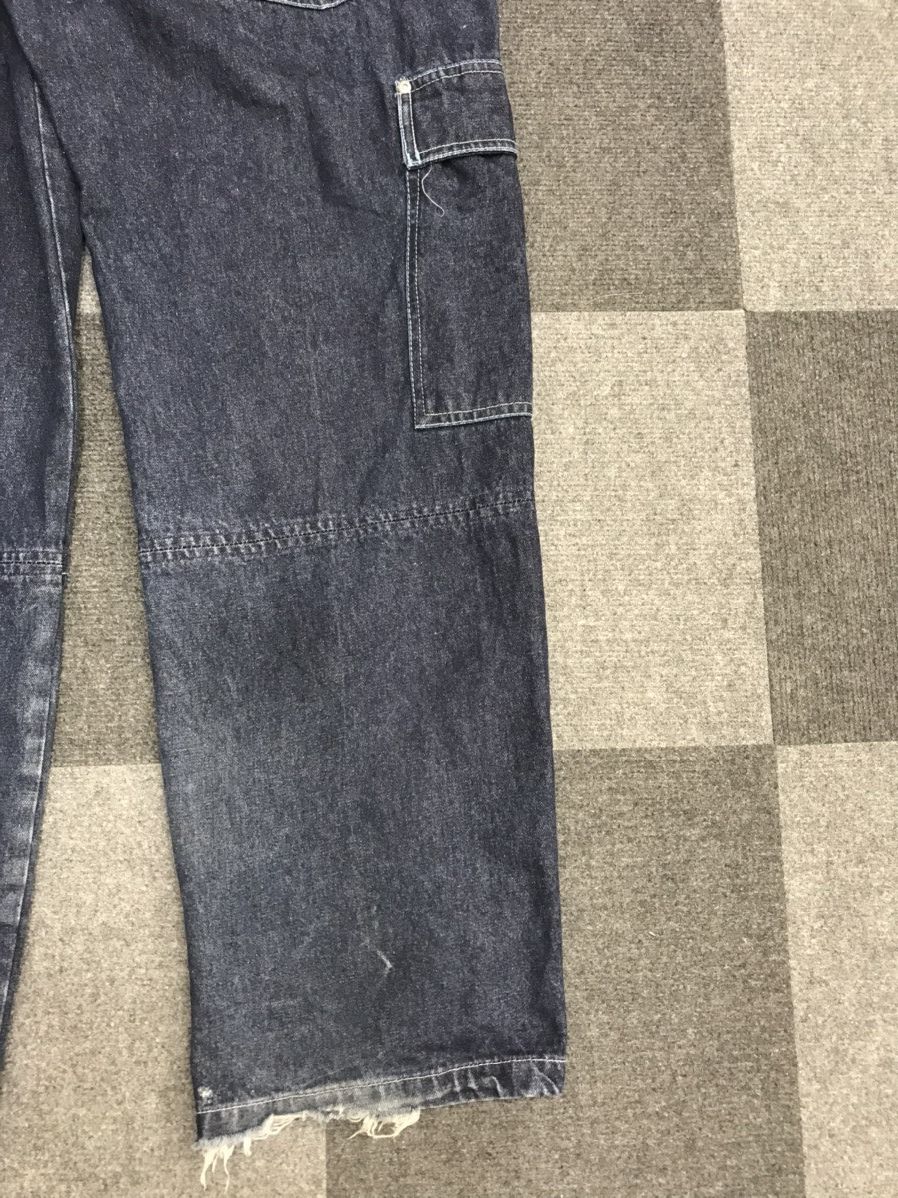 Japanese Brand BAGGY🔥BOBBYGANG Hip Hop Skater Cargo Jeans Size US 32 / EU 48 - 19 Thumbnail