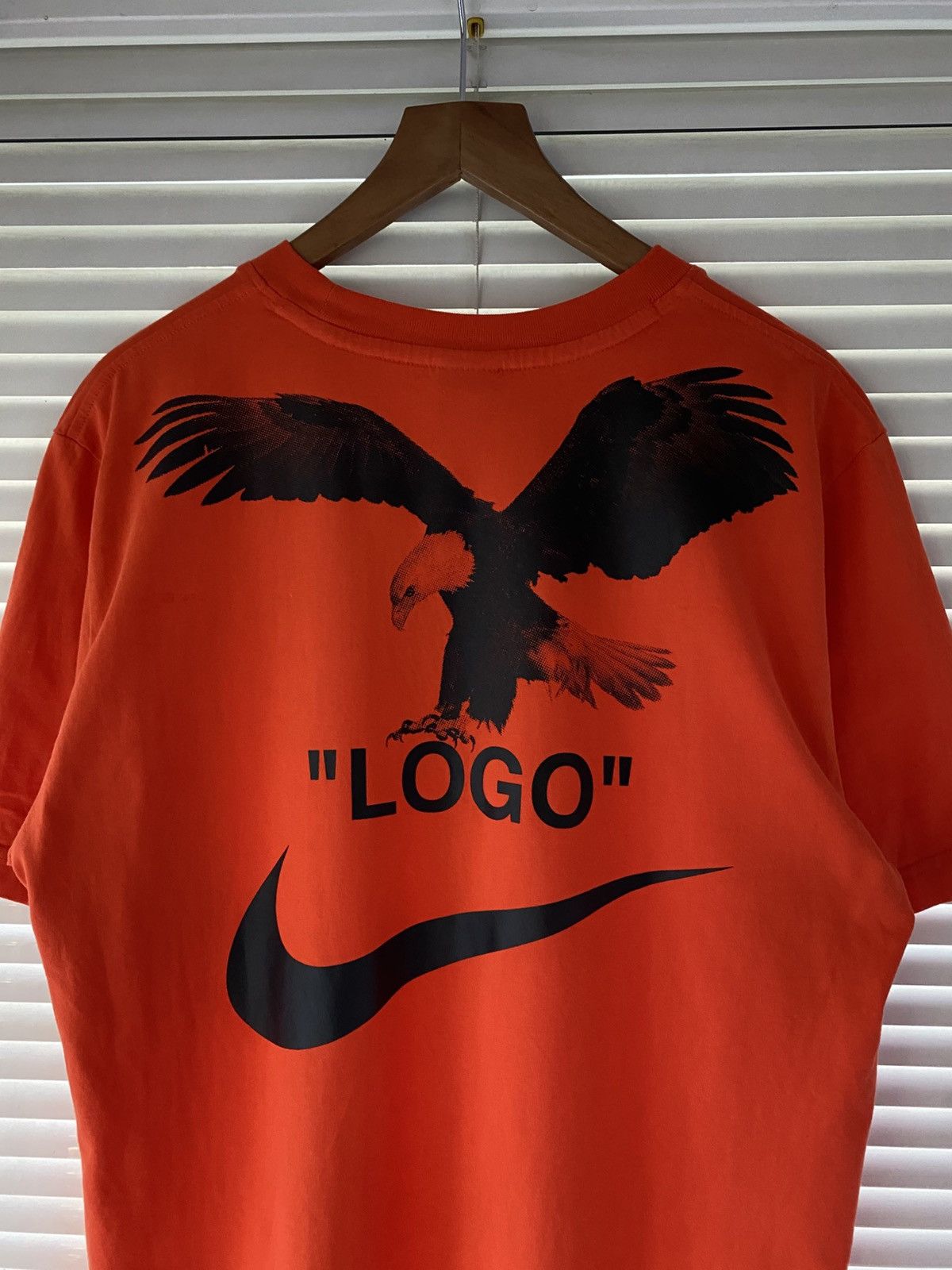 Off-White NIKE X OFF WHITE TUXEDO LOGO ORANGE BALD EAGLE VIRGIL ABLOH Size US M / EU 48-50 / 2 - 7 Thumbnail