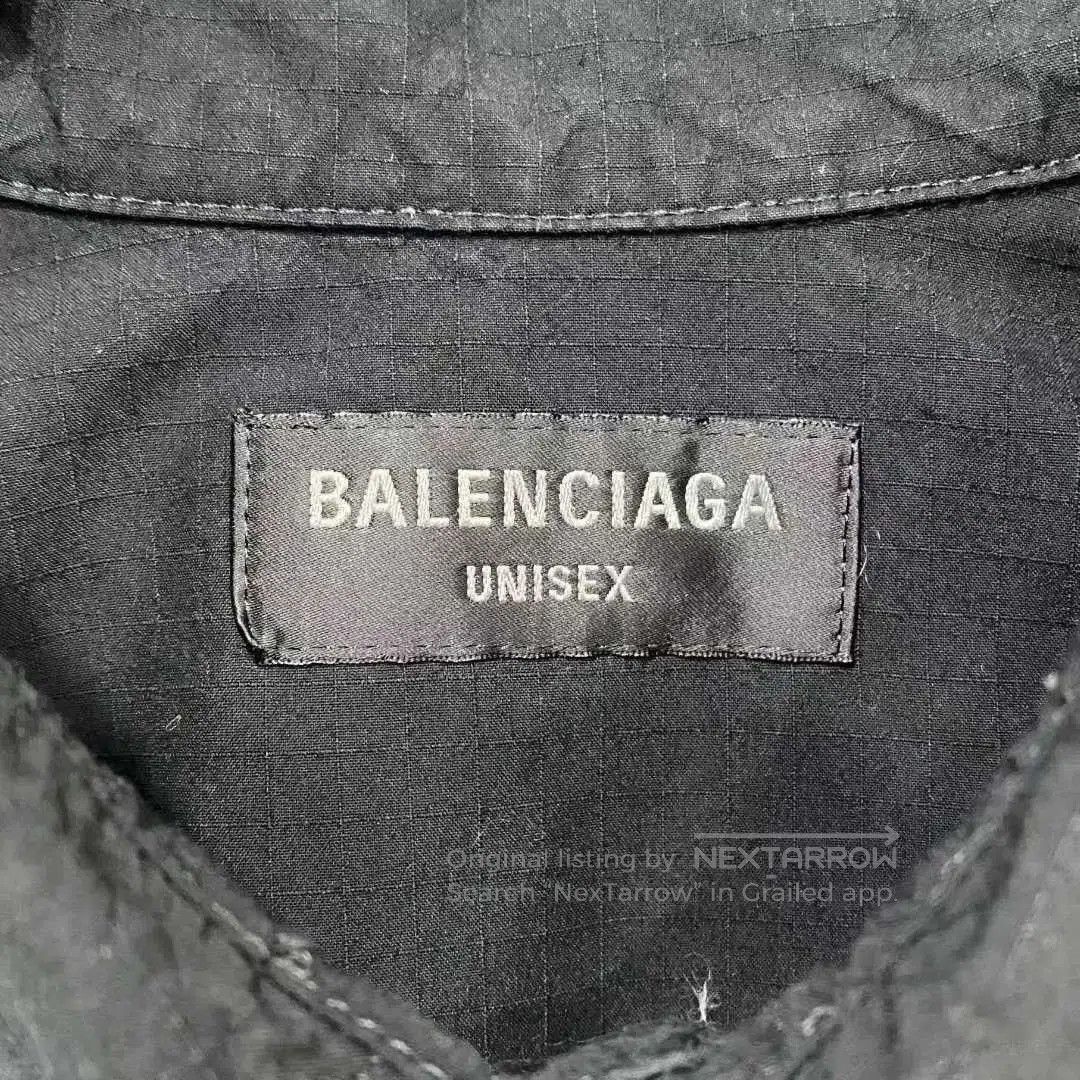 Balenciaga Balenciaga Tech Fabric Distressed Shirt. Size XXS / US 00 / IT 34 - 5 Thumbnail