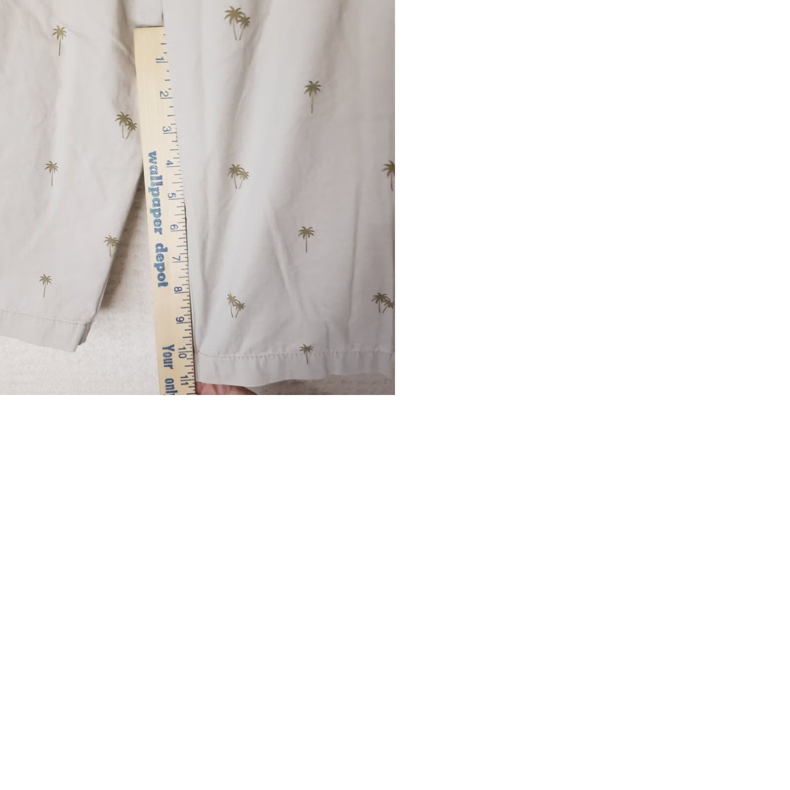 Vintage Cargo Supplies Mens Shorts 38 Beige Palm Tree Pattern Flat Front Button Closure Cargo Size US 38 / EU 54 - 9 Thumbnail