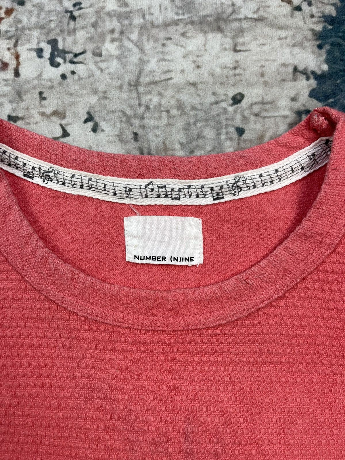 Number (N)ine Number Nine Small Logo Waffle Shirts Size US L / EU 52-54 / 3 - 8 Thumbnail
