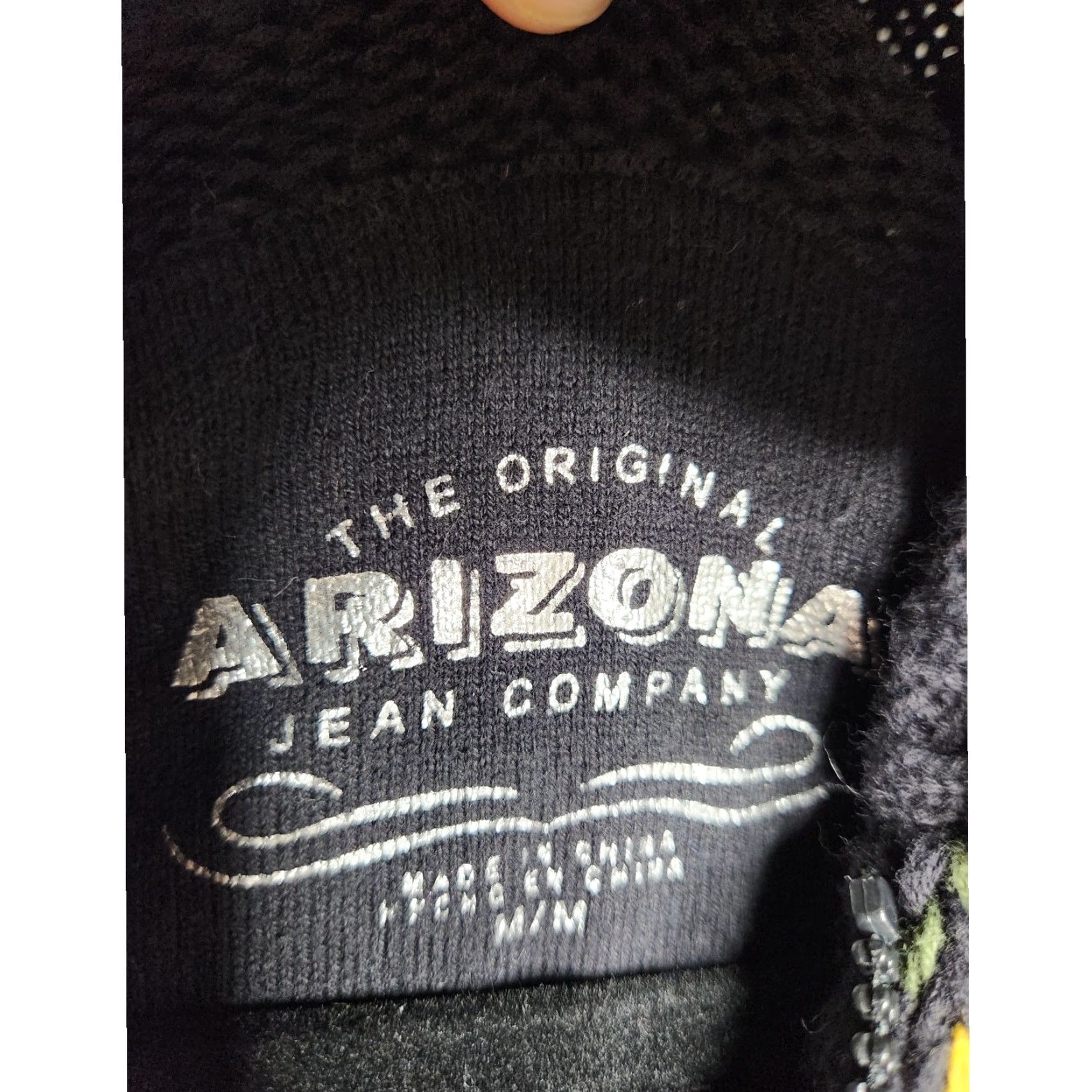 Vintage VINTAGE Arizona Hoodie Shirt Women M Black Knit Crochet Zip Hearts Y2K 90s Vintage style Size M / US 6-8 / IT 42-44 - 5 Thumbnail