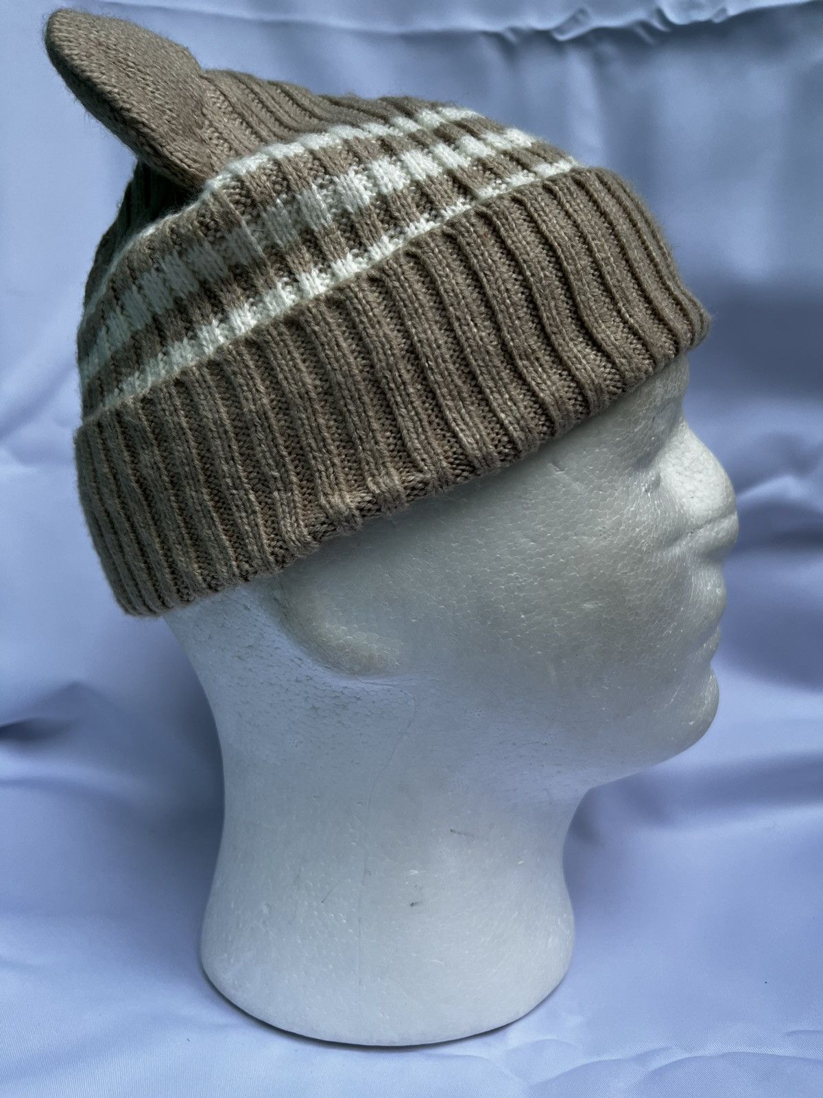 Japanese Brand × Vintage Knitted Crochet Beanie Hats Size ONE SIZE - 4 Thumbnail