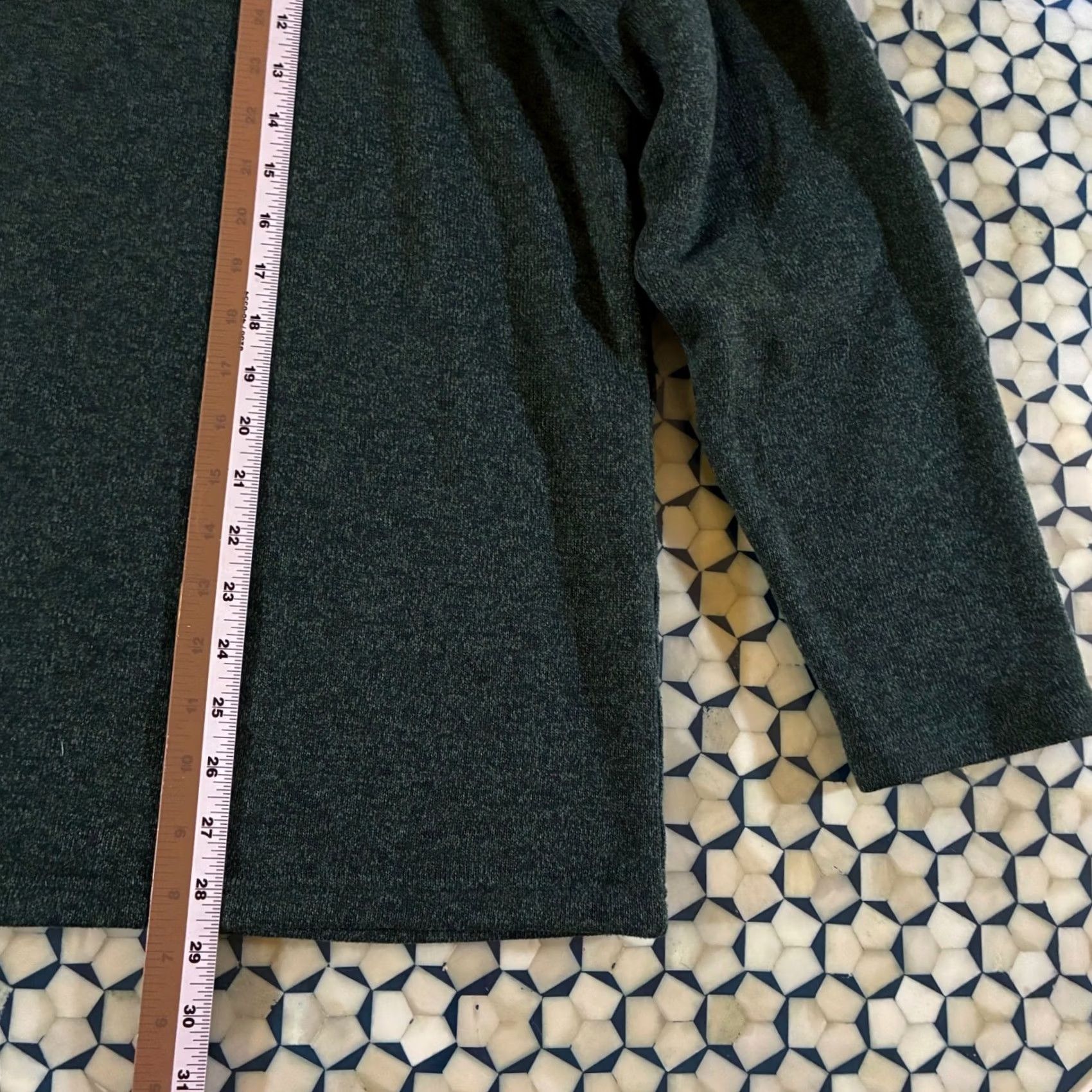 Izod IZOD Men's Green Heathered Fleece 1/4 Zip Pullover Sweatshirt XXL Size US XXL / EU 58 / 5 - 7 Thumbnail