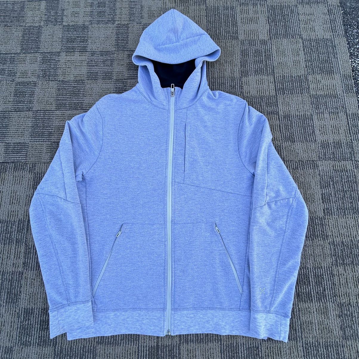 Lululemon Lululemon Men’s City Sweat Zip Hoodie Grey Athletic Size US L / EU 52-54 / 3 - 1 Thumbnail