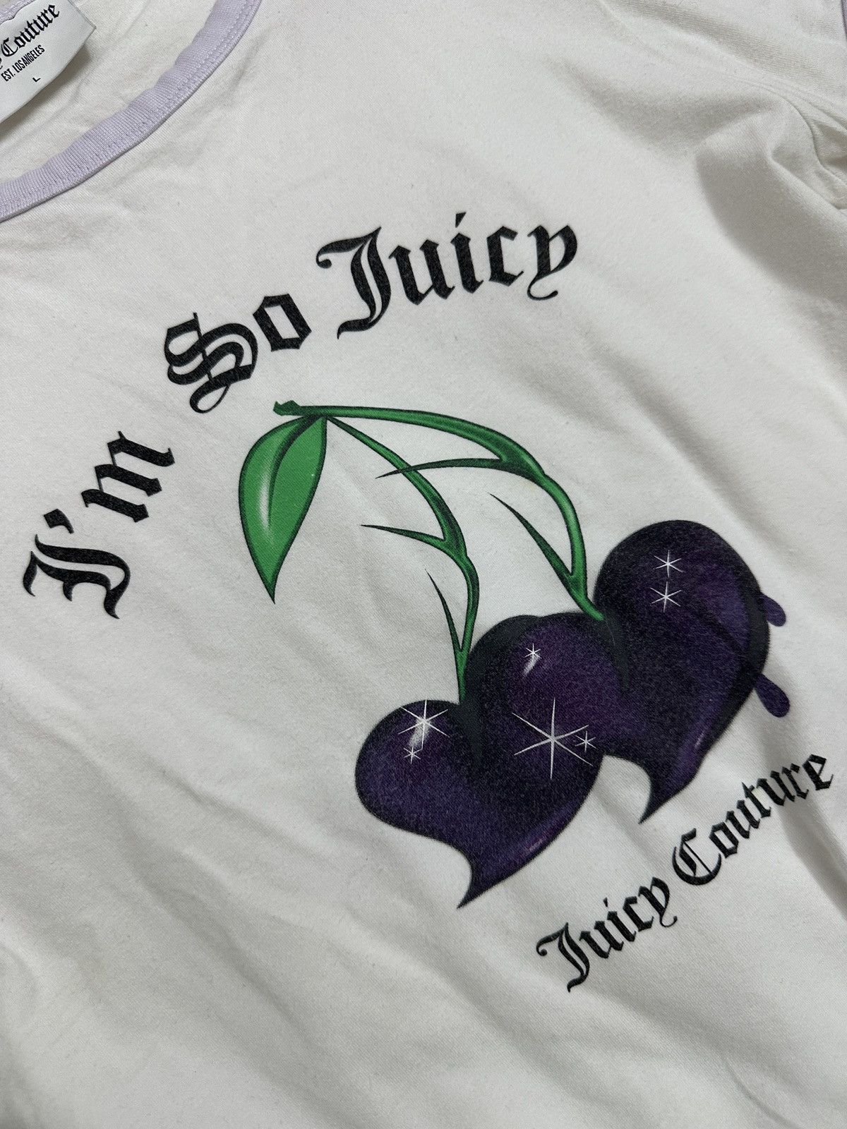 Juicy Couture Juicy Couture white t-shirt Size L / US 10 / IT 46 - 6 Thumbnail