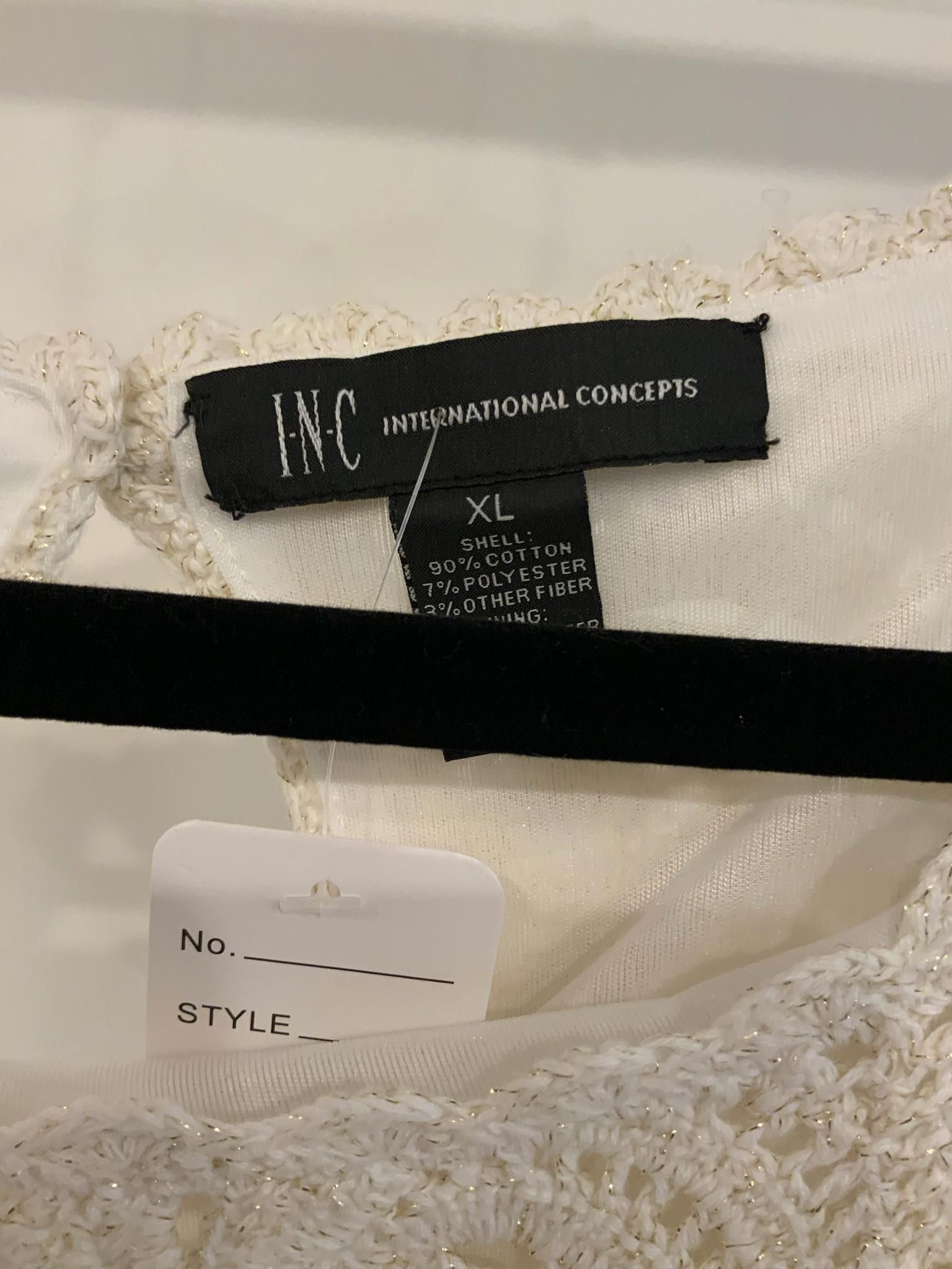 Designer Elegant XL Lace Dress by INC International Concepts Size XL / US 12-14 / IT 48-50 - 3 Thumbnail