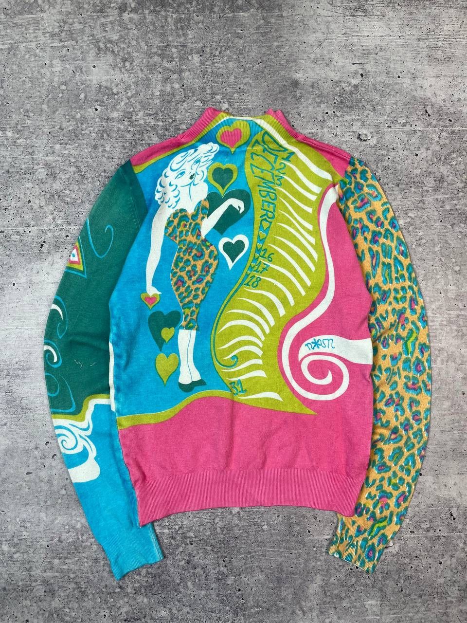 Hysteric Glamour Vintage Save The Queen Style Printed Long Sleeve Top Y2K Size S / US 4 / IT 40 - 6 Thumbnail