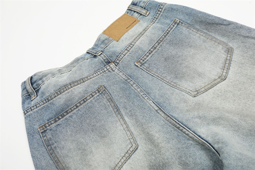 Vintage Men's loose punk spray-painted distressed dirty jeans Size US 32 / EU 48 - 5 Thumbnail