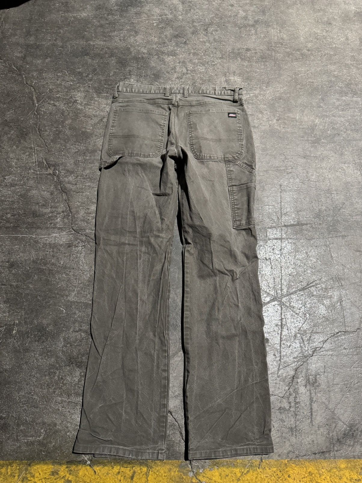 Dickies × Vintage Vintage Dickies Gray Carpenter Work Pants 34x34 Size US 34 / EU 50 - 9 Thumbnail