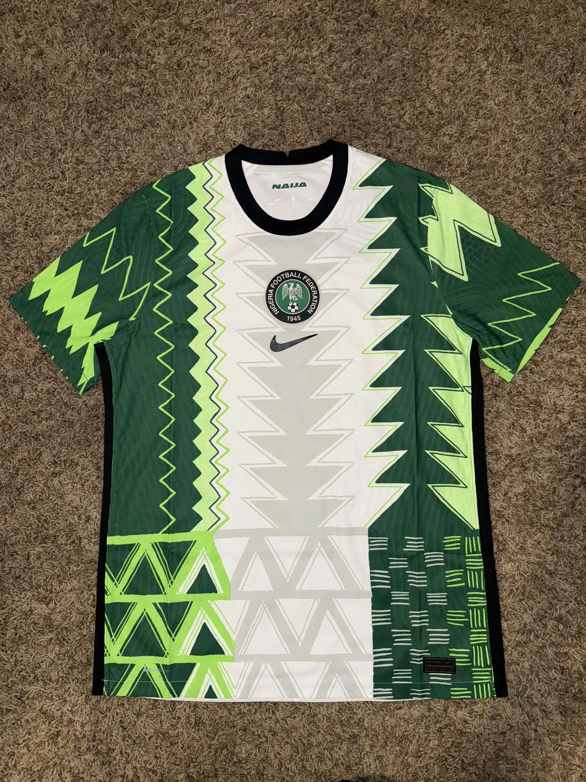 Nike Nike Men’s Nigeria Football Federation Vaporknit Home Jersey Size US L / EU 52-54 / 3 - 1 Thumbnail