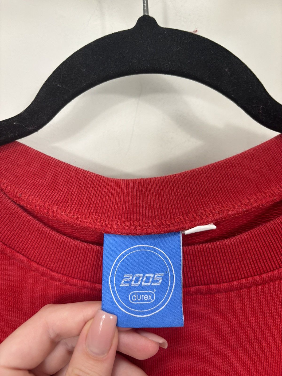 Vintage 2005 Durex Big Thing Logo Y2K Hype Sweatshirt Size US L / EU 52-54 / 3 - 10 Thumbnail