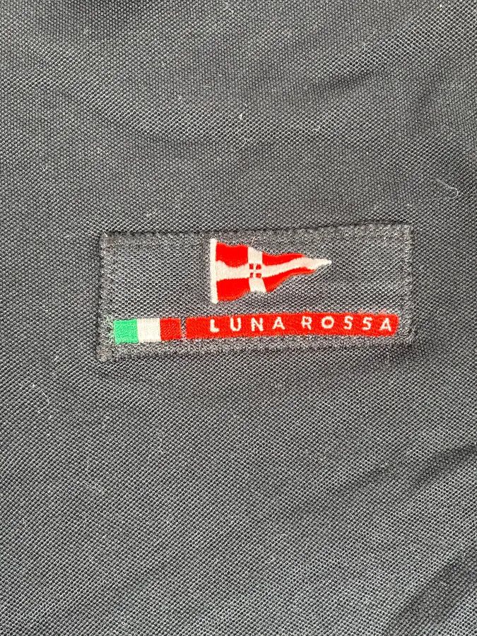 Prada 2000s Luna Rossa Black Logo Longsleeve Polo Size US XS / EU 42 / 0 - 5 Thumbnail