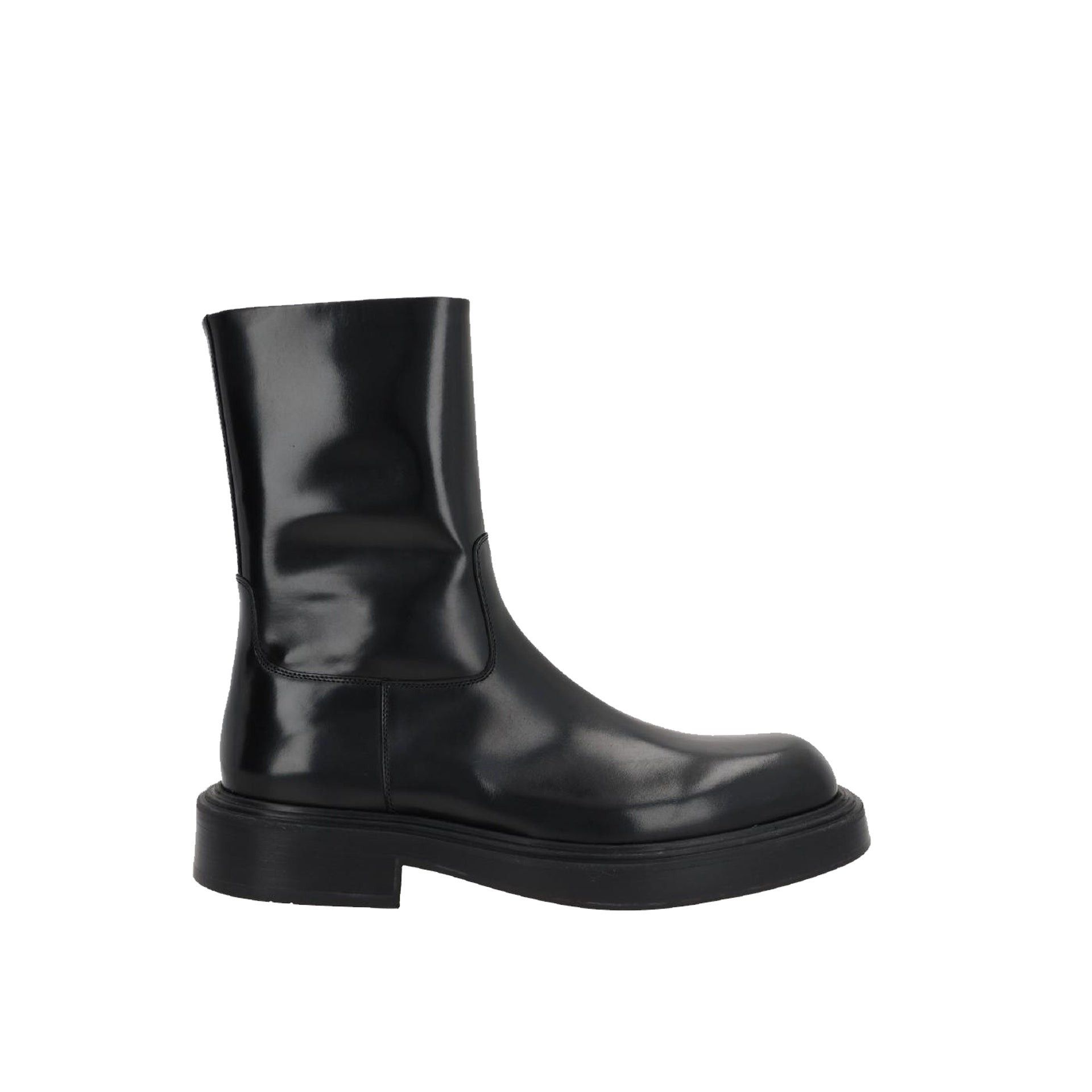 Salvatore Ferragamo Ferragamo Formia Leather Ankle Boots Size US 9 / EU 42 - 1 Thumbnail