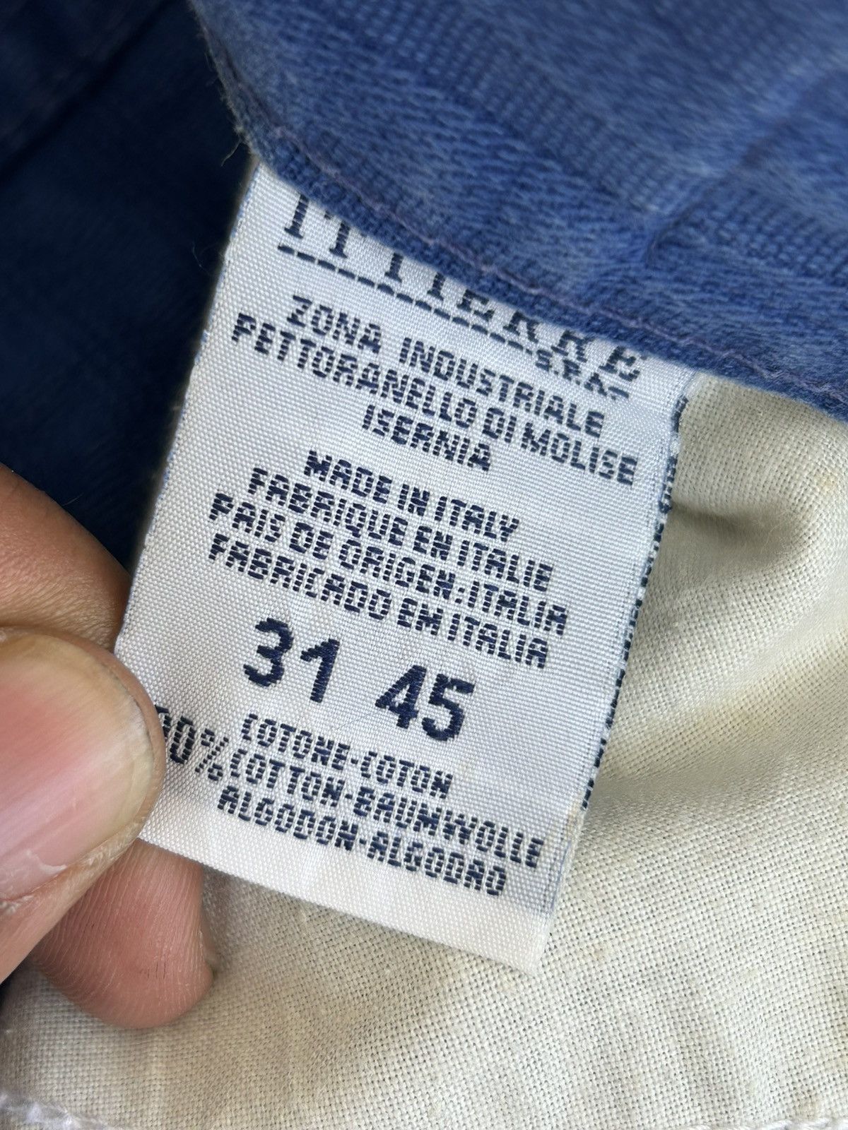 Versace Jeans Couture Versace Jeans Couture Vintage Pants Blue Stripe Size US 30 / EU 46 - 14 Thumbnail