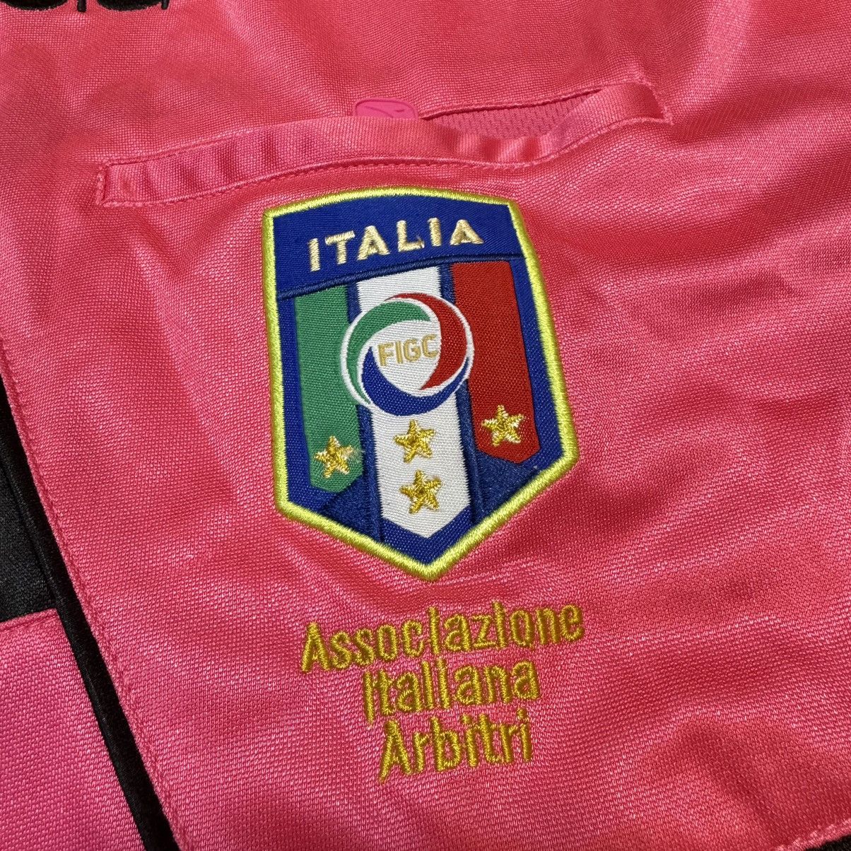 Diadora Italy Seria A referee pink shirt (Bnwt) Size US L / EU 52-54 / 3 - 4 Thumbnail