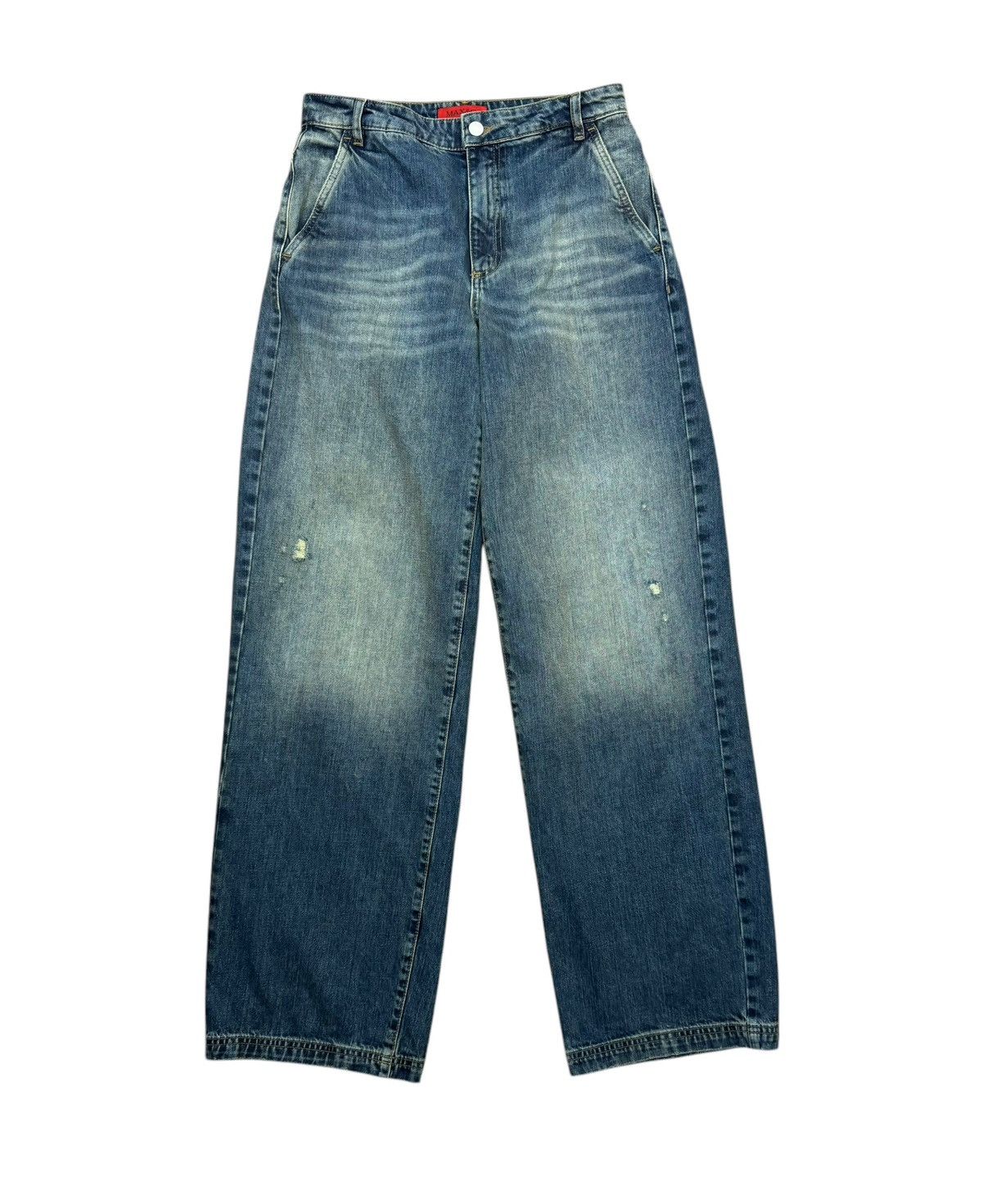 MAX&Co. Max & Co Wide Leg Jeans size 27 Max Mara Line Size 27" / US 4 / IT 40 - 10 Thumbnail