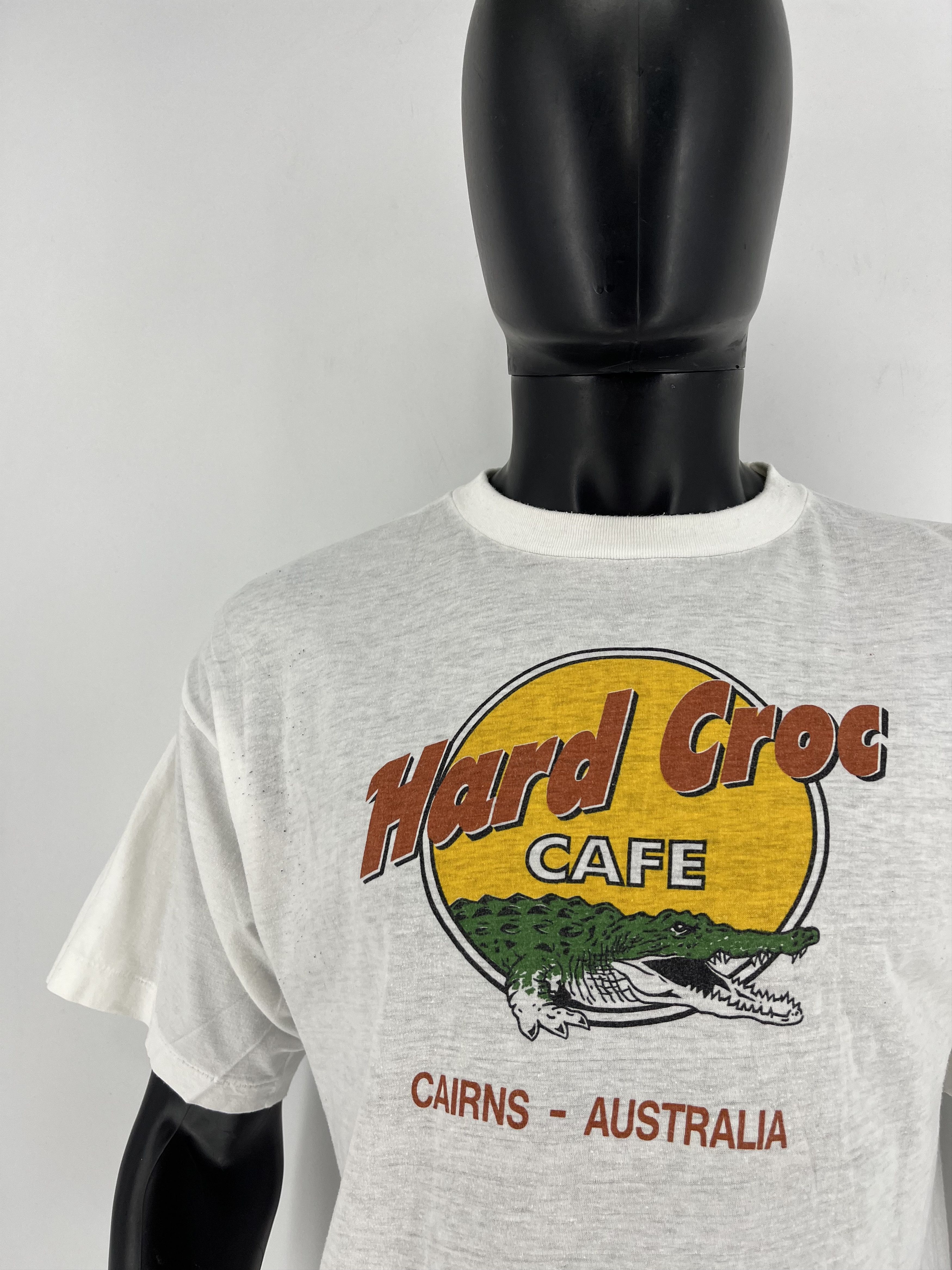 Band Tees Vintage 80/90’s Hard Croc Cafe Cairns Australia Print Thin Size US XL / EU 56 / 4 - 6 Thumbnail
