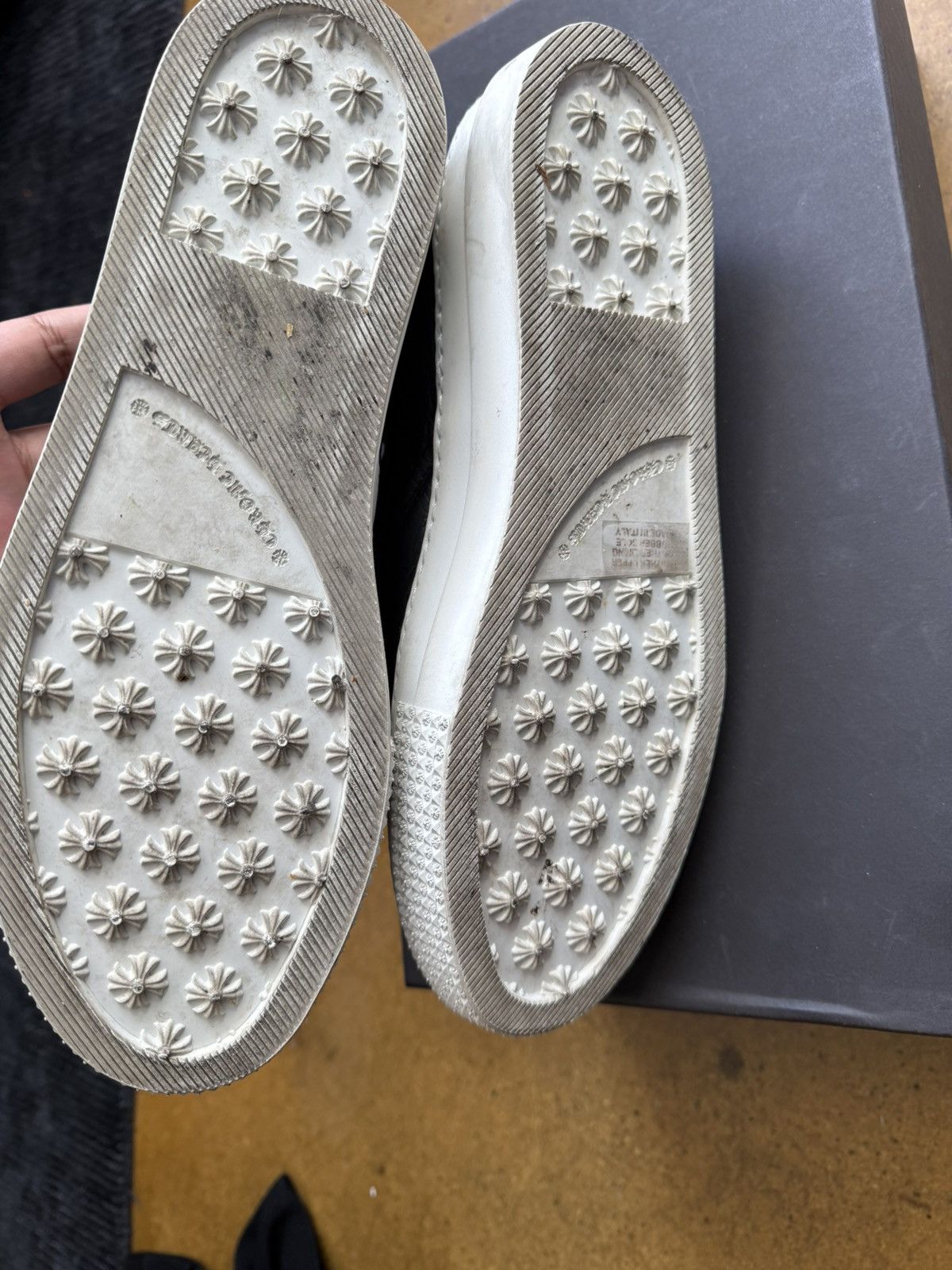 Chrome Hearts Chrome Hearts Slip On Leather Sneaker black (39) Size US 8 / EU 41 - 4 Thumbnail