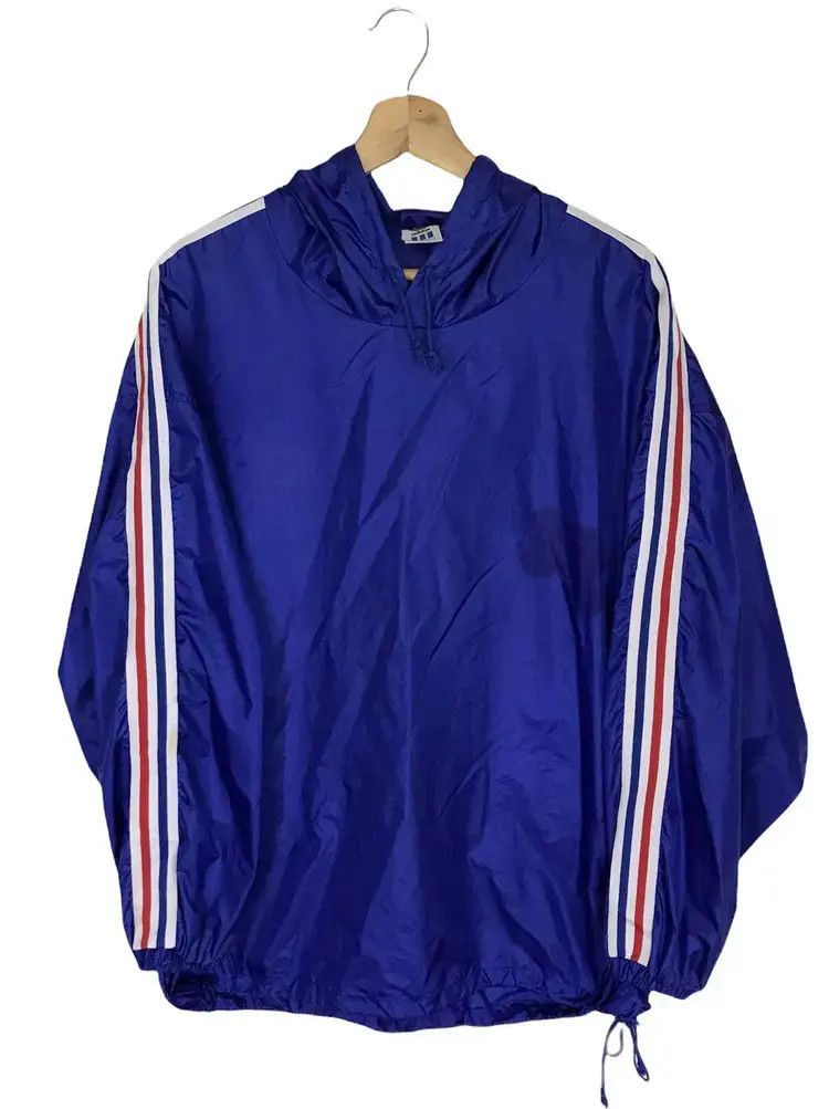 Adidas Vintage 90's Adidas Trefoil Windbreaker Size US L / EU 52-54 / 3 - 1 Thumbnail