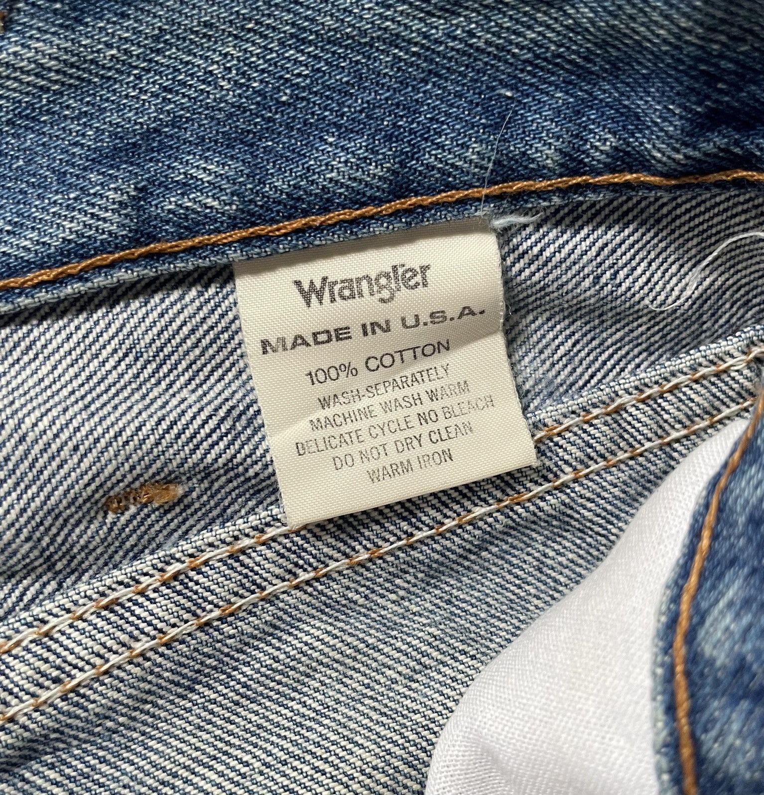 Vintage Vintage Wrangler Bluebell 60s Straight Fit Jeans Size US 32 / EU 48 - 10 Thumbnail