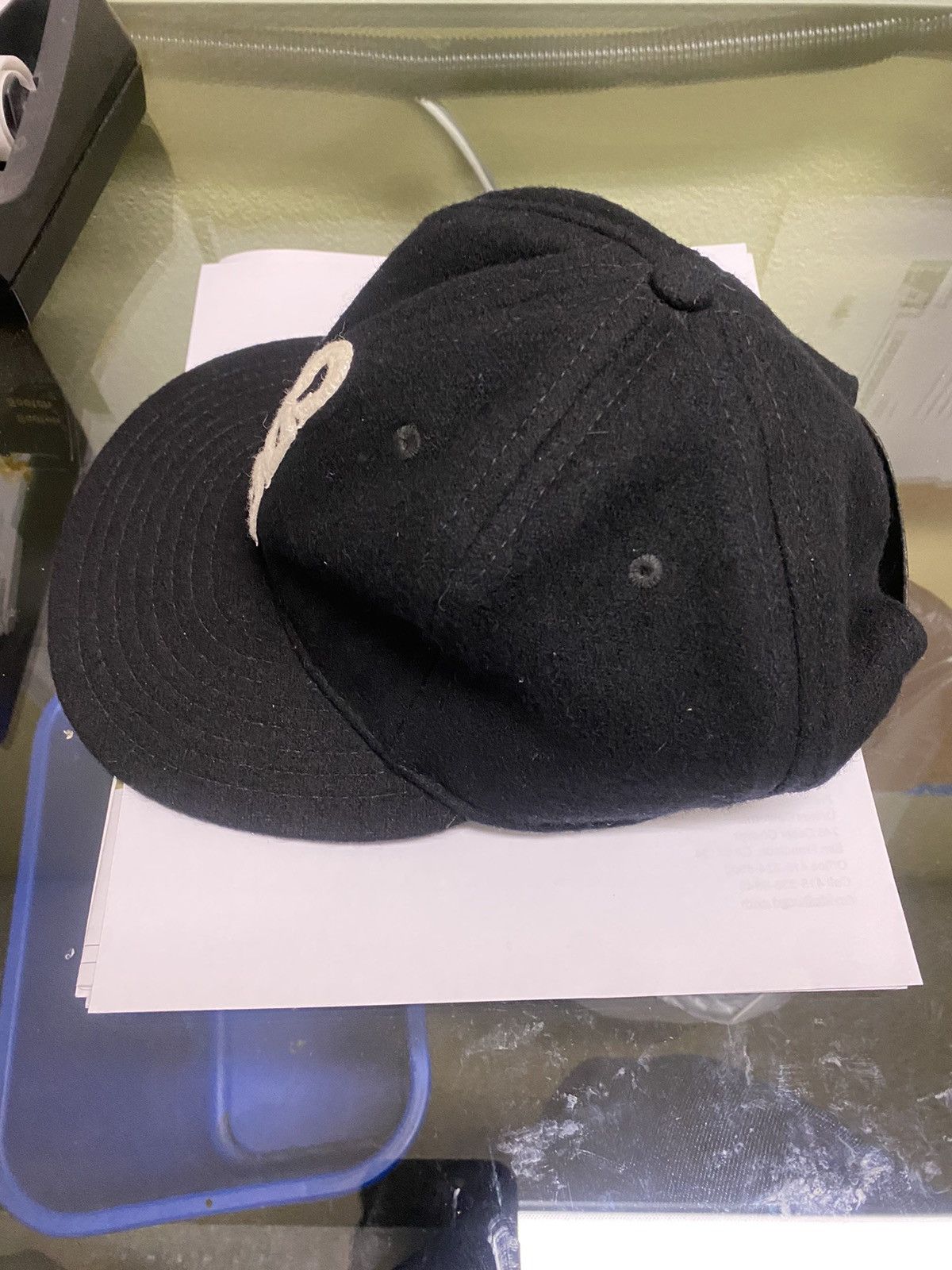 Comme des Garcons CDG Wool Black Cap | Grailed