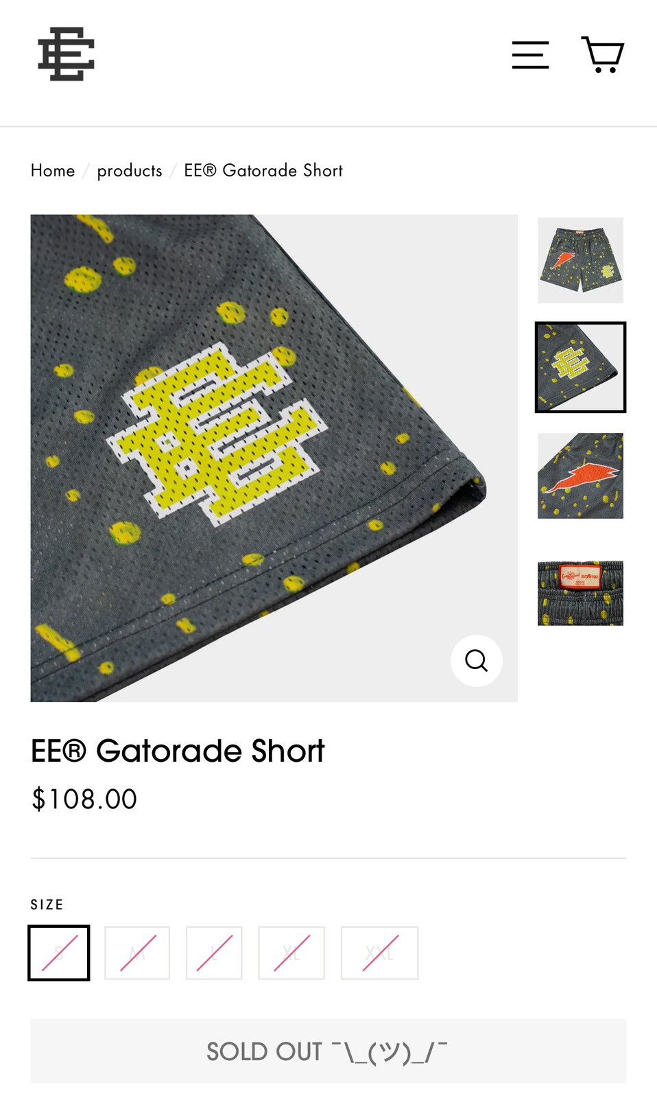 Eric Emanuel × Gatorade NEW Eric Emanuel x Gatorade Shorts XL Size US 36 / EU 52 - 9 Thumbnail