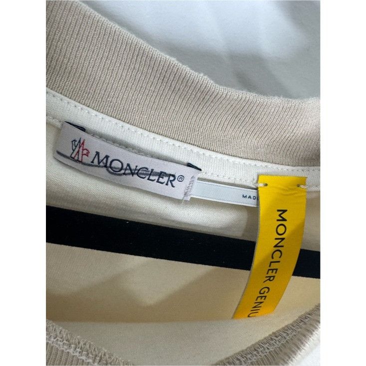 Moncler Palm Angels x Moncler Logo T-Shirt Off-White Men’s L Size US L / EU 52-54 / 3 - 6 Thumbnail
