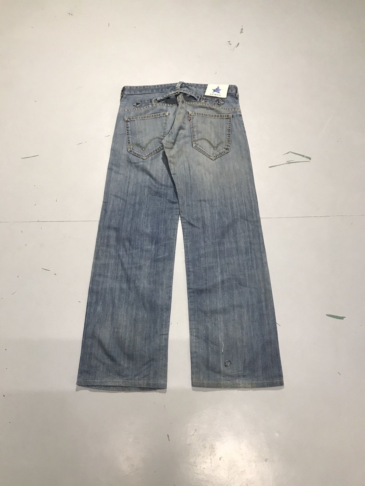Levi's Vintage Levi’s buckle belt denim Size US 34 / EU 50 - 2 Thumbnail