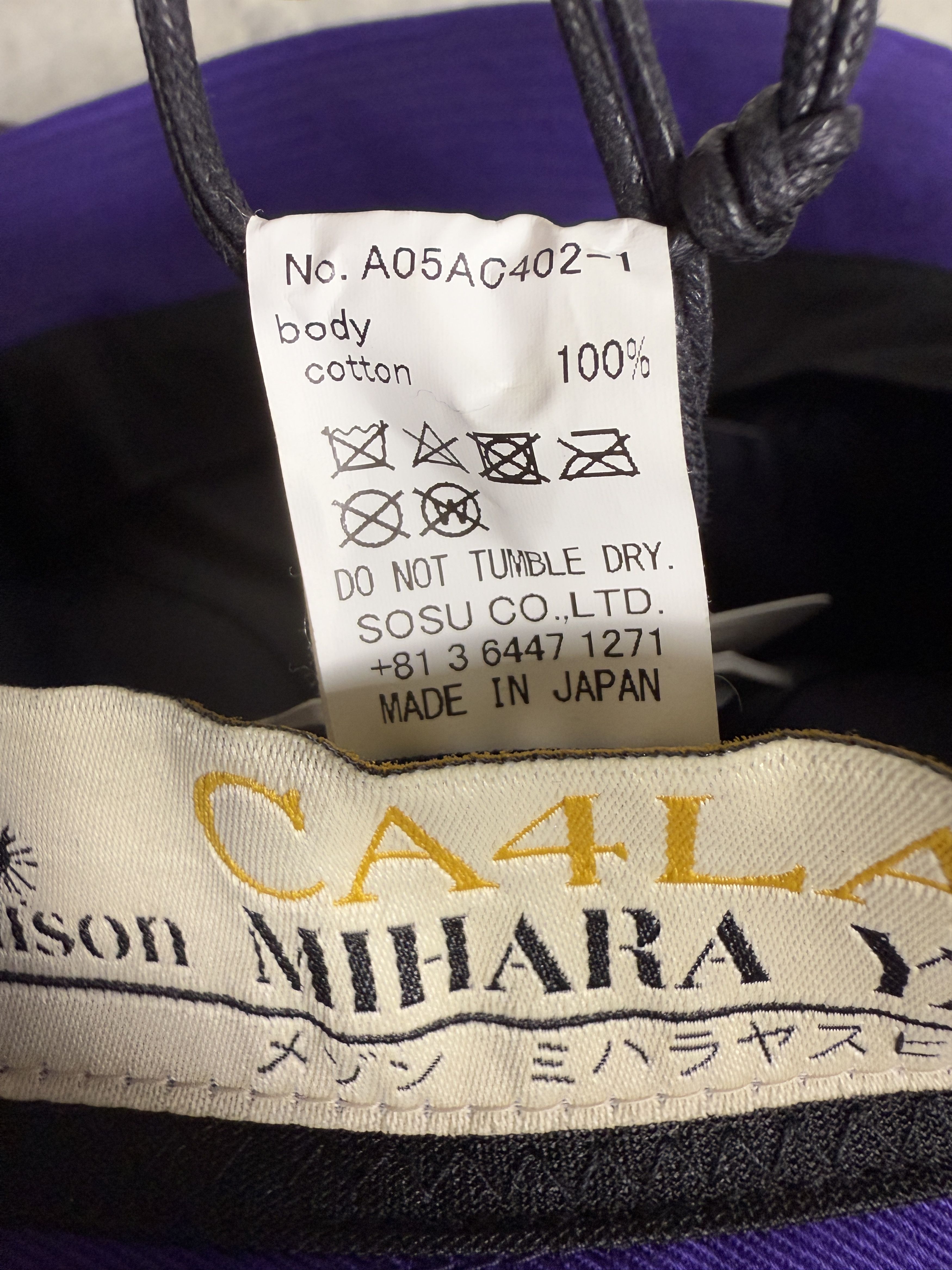 CA4LA Maison Mihara Yasuhiro x CA4LA Double Hat Size ONE SIZE - 13 Thumbnail