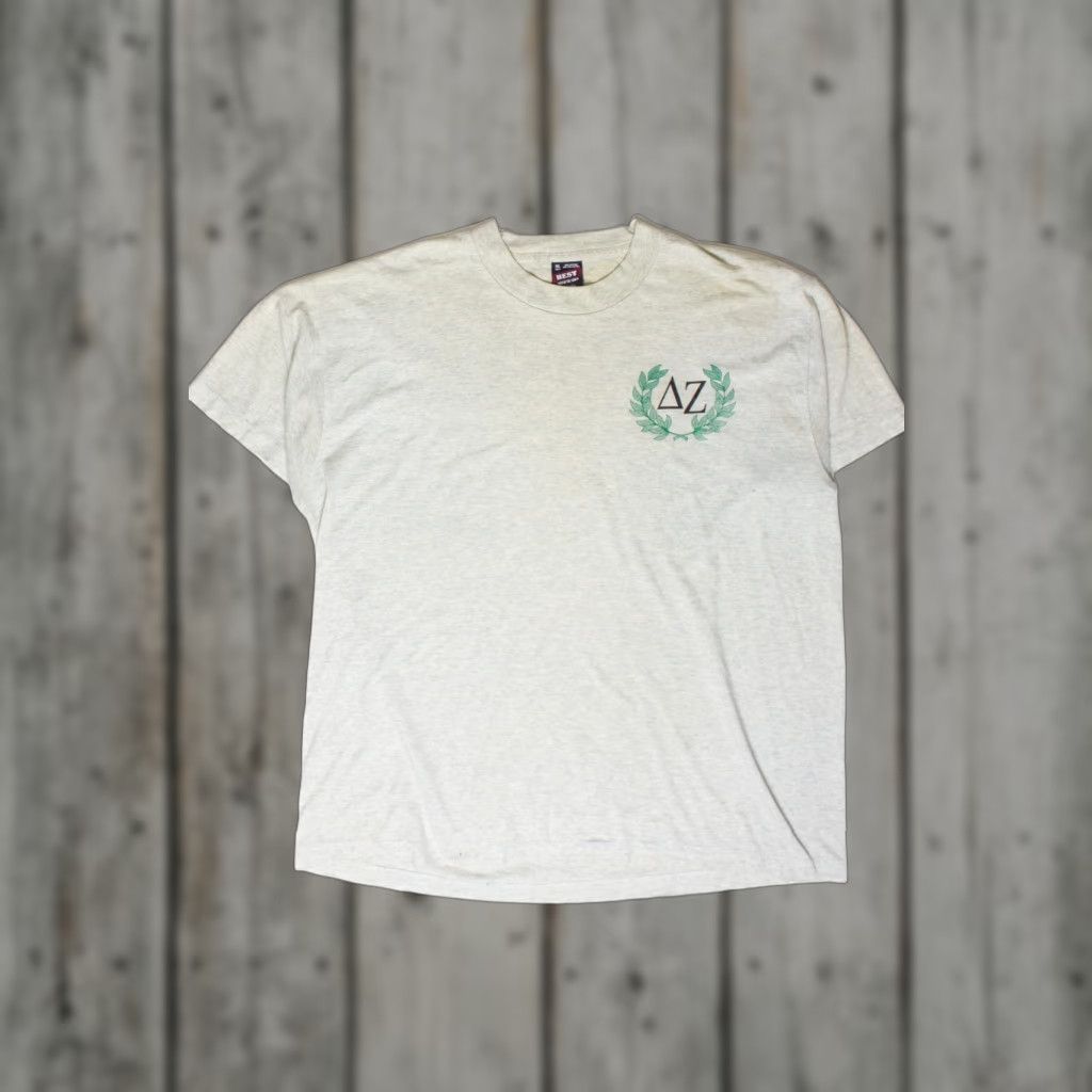 Fruit Of The Loom VINTAGE Delta Zeta Greek Week T-Shirt 1995 Unisex Adults XS-XL Grey Size US XL / EU 56 / 4 - 1 Thumbnail