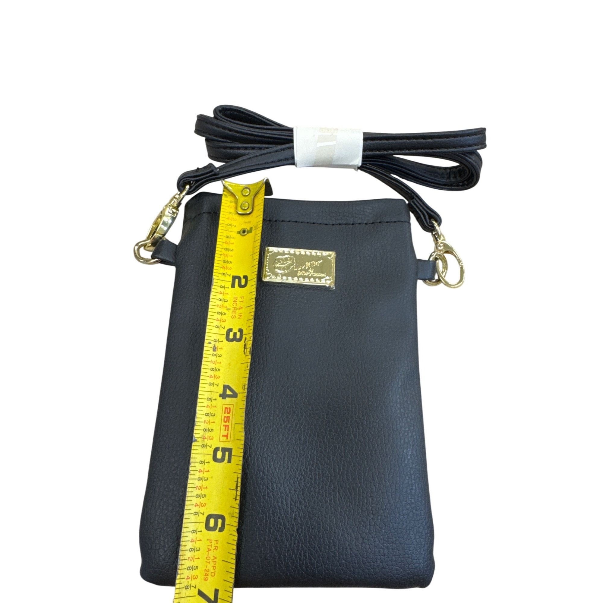 Betsey Johnson Betsey Johnson Luv Black faux leather \Crossbody Handbag SKU Size ONE SIZE - 6 Thumbnail