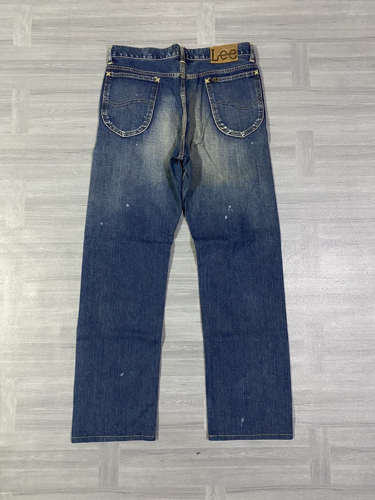 Lee Vintage Lee Riders Fadded Blue Denim Size US 33 - 15 Thumbnail