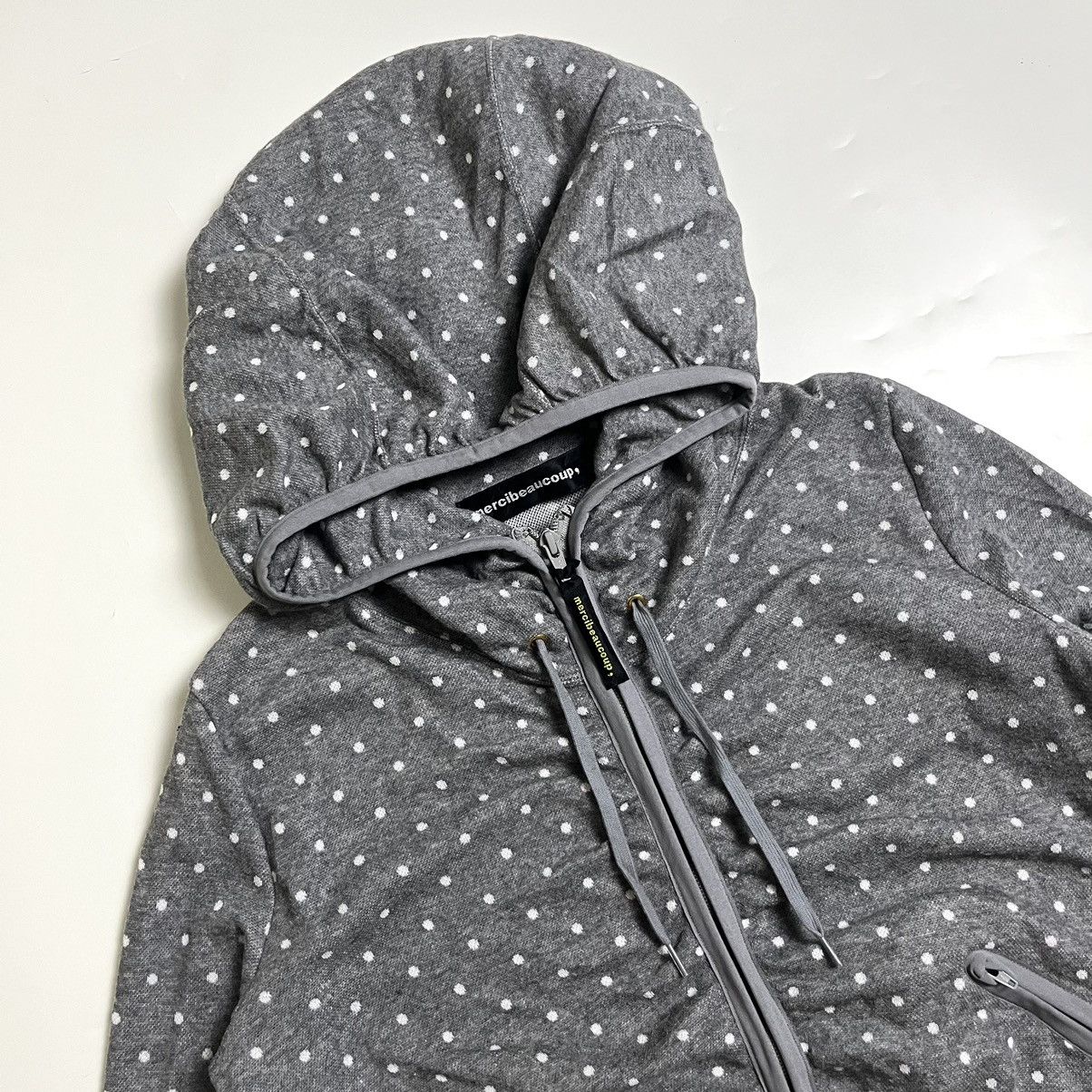 Issey Miyake 🔥Mercibeaucoup polkadot teddy zip hoodie Size US S / EU 44-46 / 1 - 2 Thumbnail