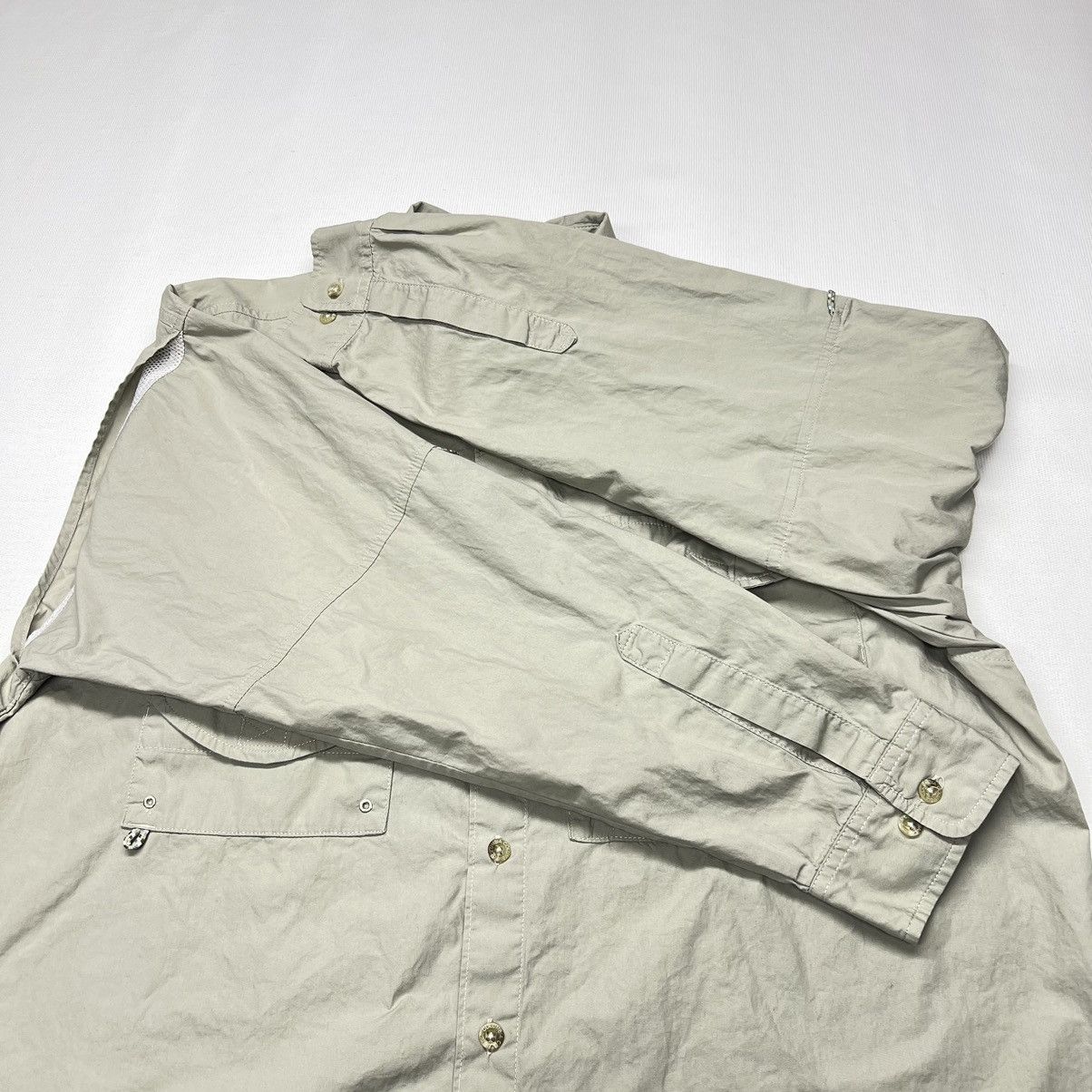 Columbia × Vintage Columbia Shirt Beige PFG Button Fishing Vented Long Sleeve Size US L / EU 52-54 / 3 - 9 Thumbnail