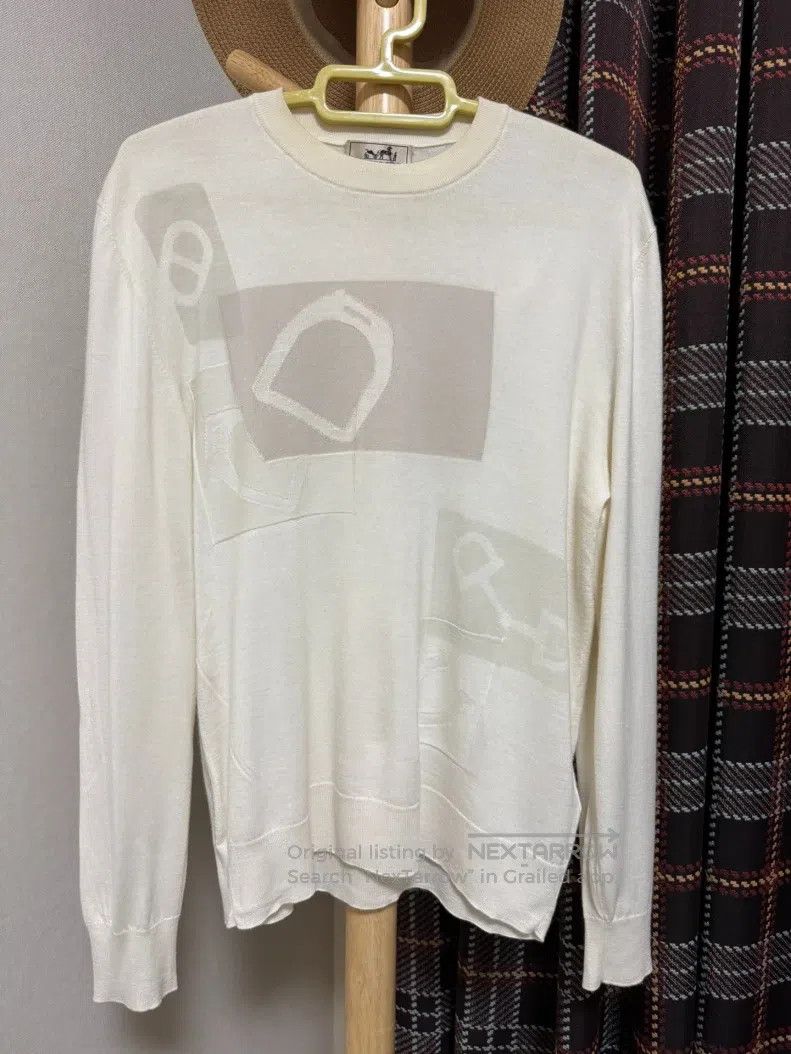 Hermes Hermes Cashmere Sweater, 80% Cashmere + 20% Mulberry Silk, Size M / US 6-8 / IT 42-44 - 1 Thumbnail